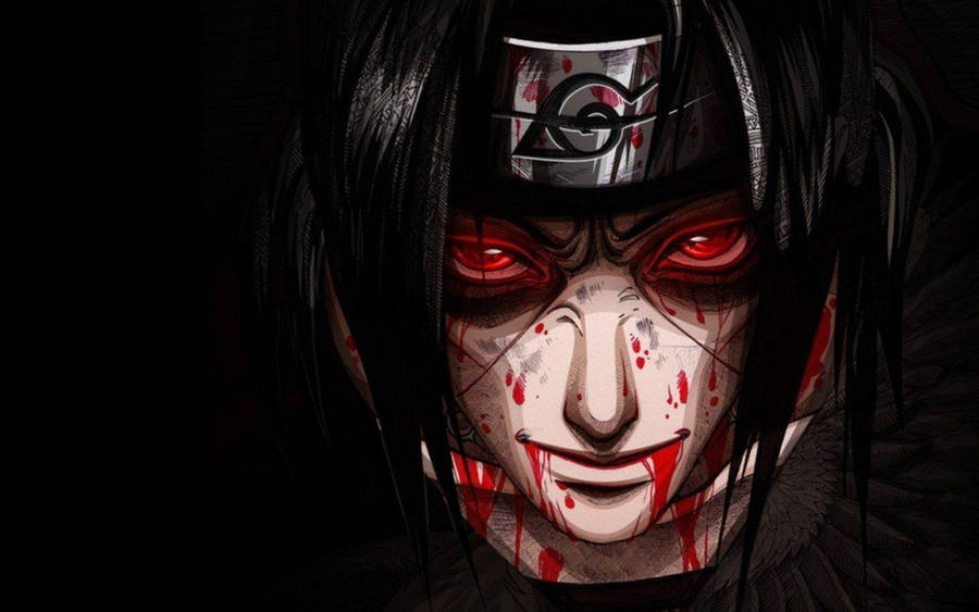 “Die donker pad van Itachi Uchiha” — Itachi Muurpapier