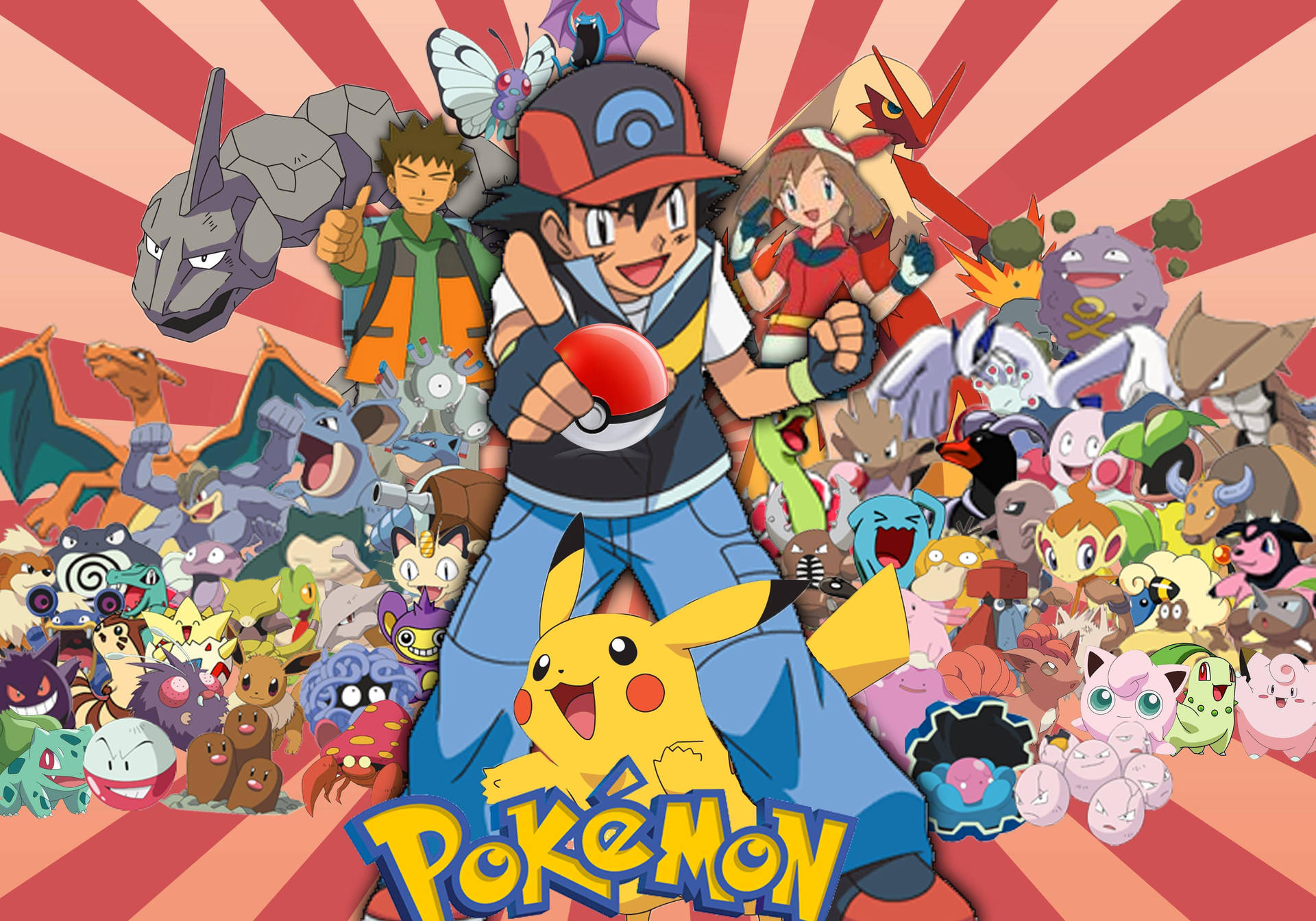 Pokemon Karakters — Pokemon Muurpapier