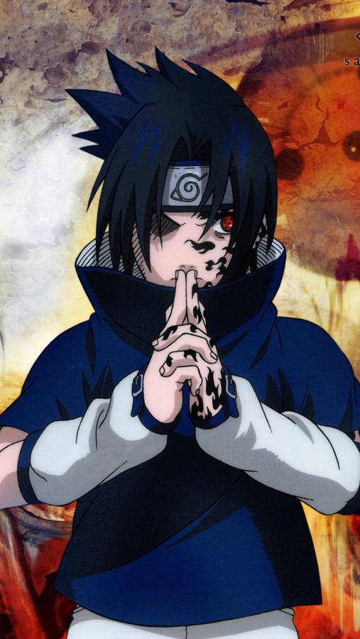 Die Vloekmerk van Sasuke Uchiha — Sasuke Muurpapier
