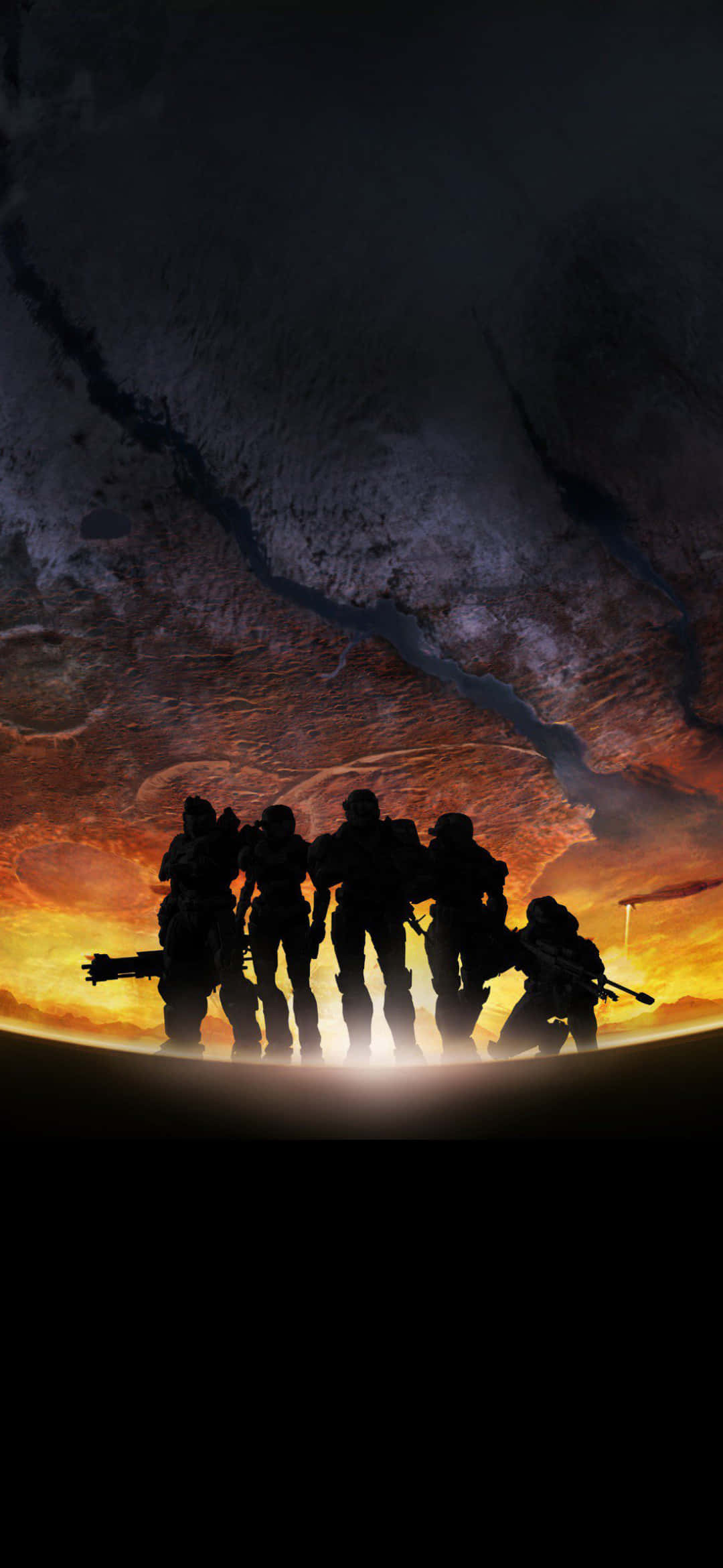 1080x2340 4K Halo Reach Videospeletjie Muurpapier