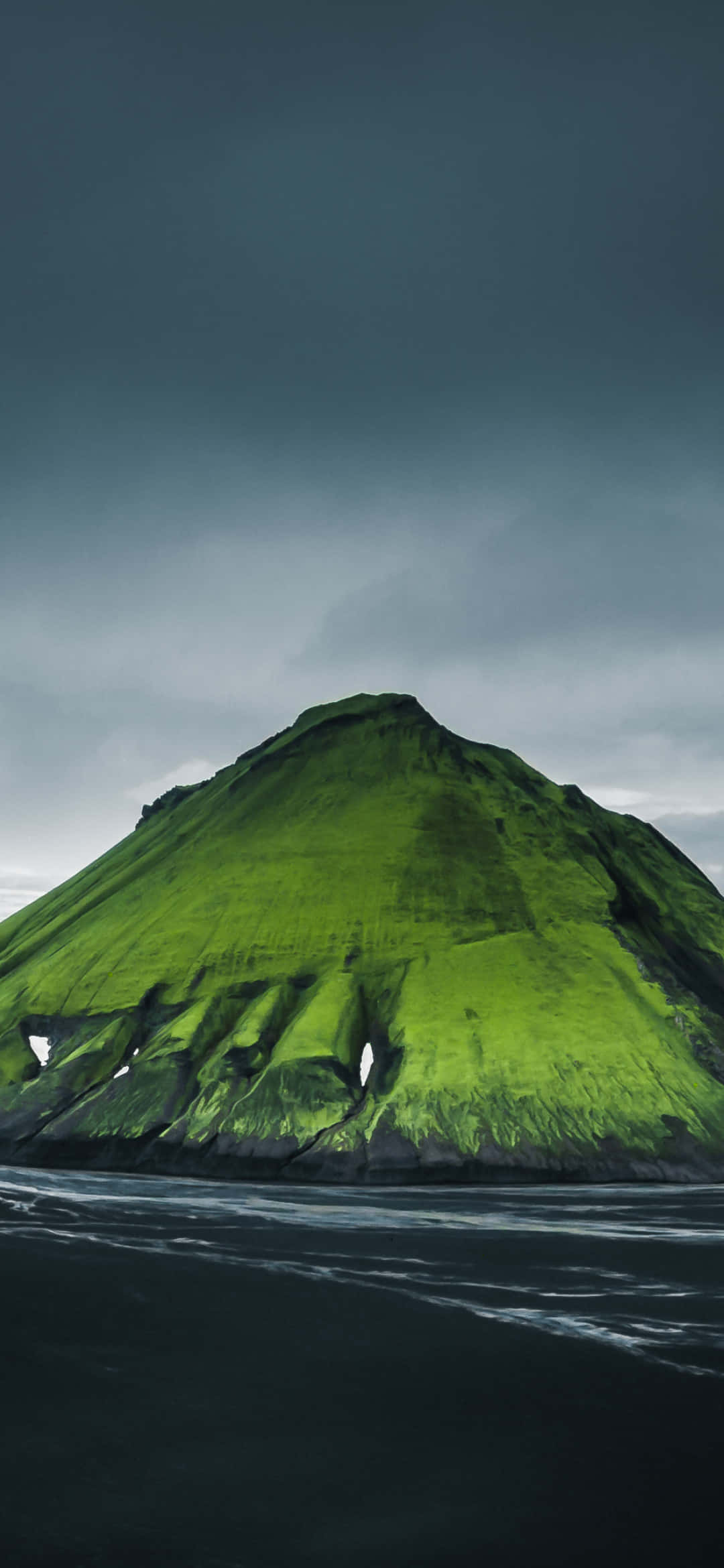 1080x2340 4K Maelifell Bergpiek Muurpapier