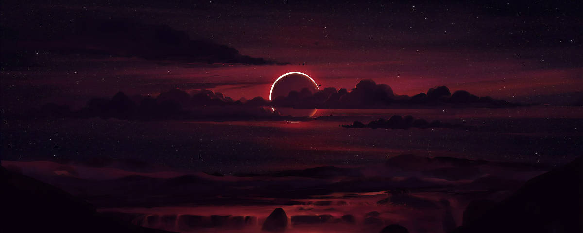 1200x480 Pienk Verduistering Muurpapier