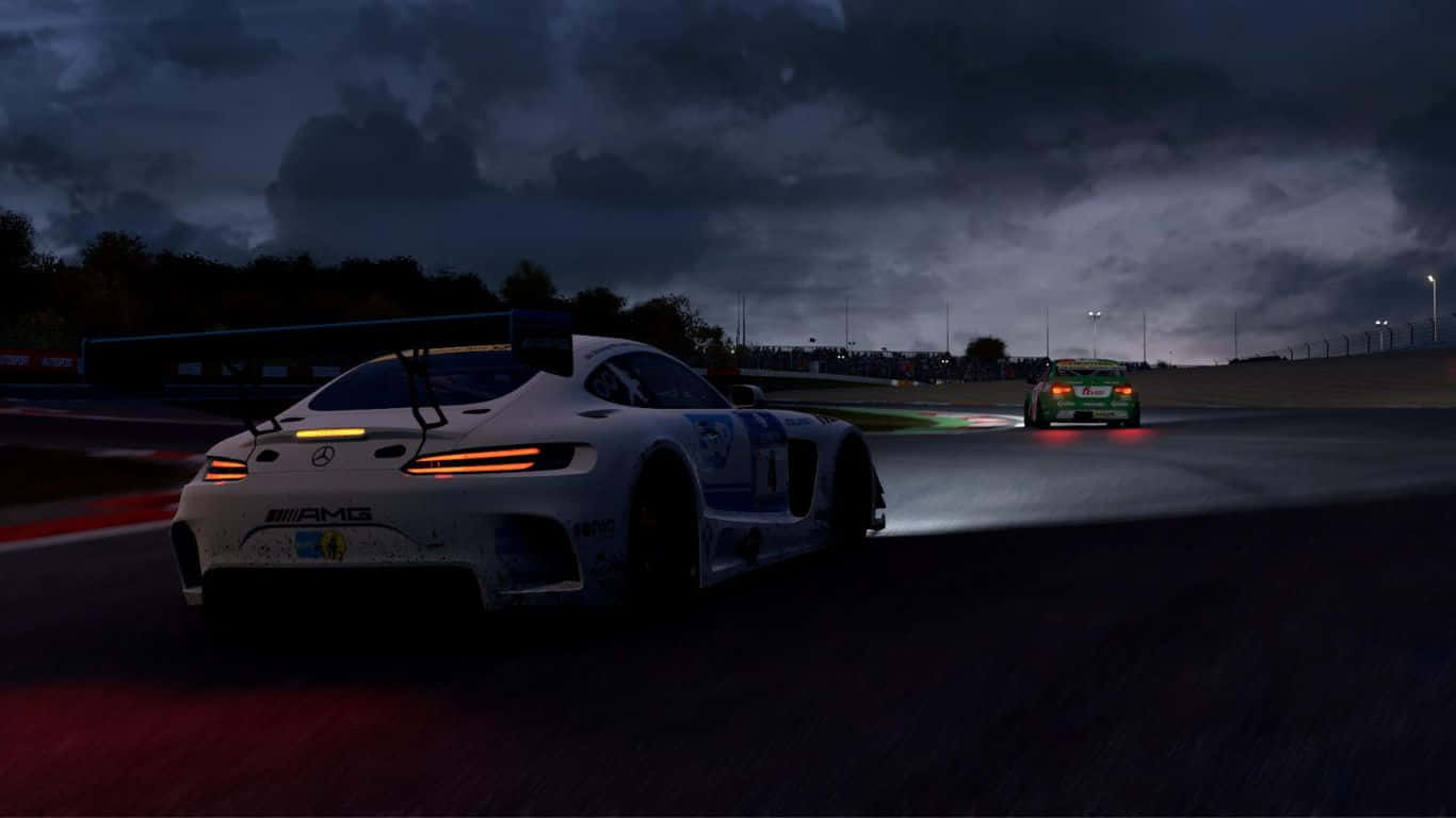 1366x768 Project Cars 2 Nagren-agtergrond Muurpapier