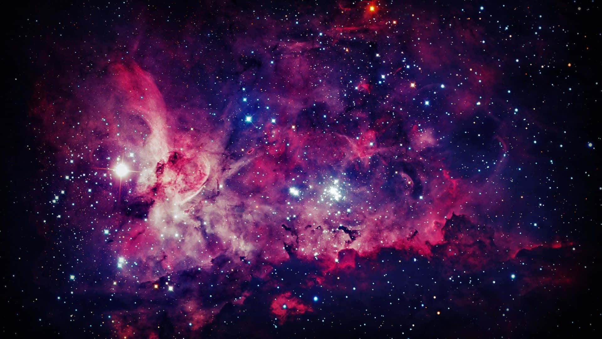 1920 X 1080 Nebula Ruimte Muurpapier