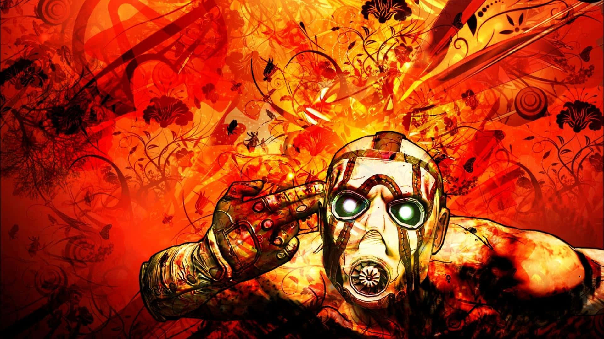 1920x1080 Borderlands 3 Rooi Agtergrond Muurpapier