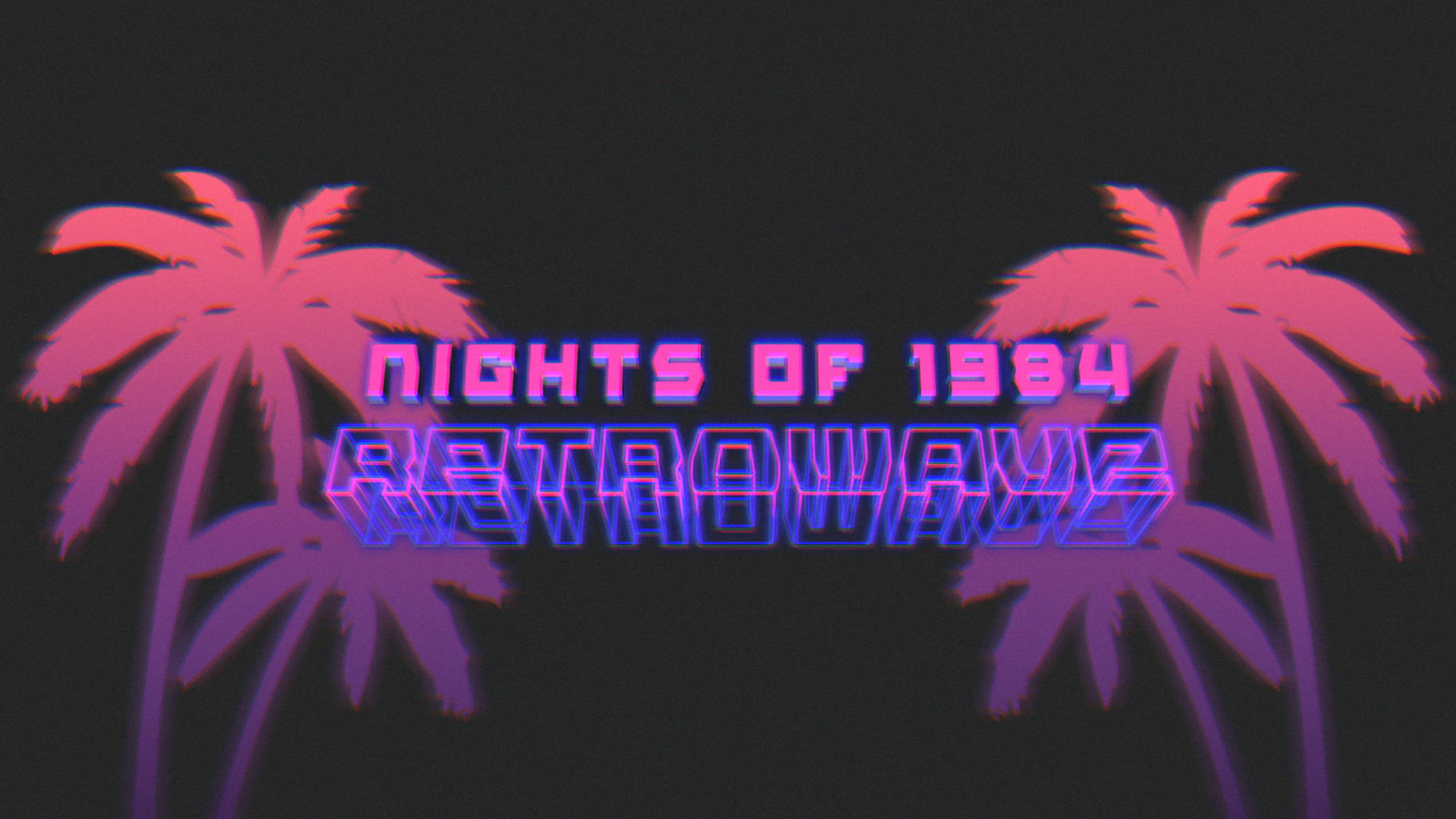 1984 Pers Estetiese Tumblr-rekenaar Muurpapier