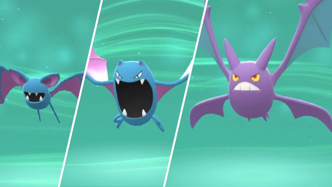 3D Zubat Evolusielyn Muurpapier