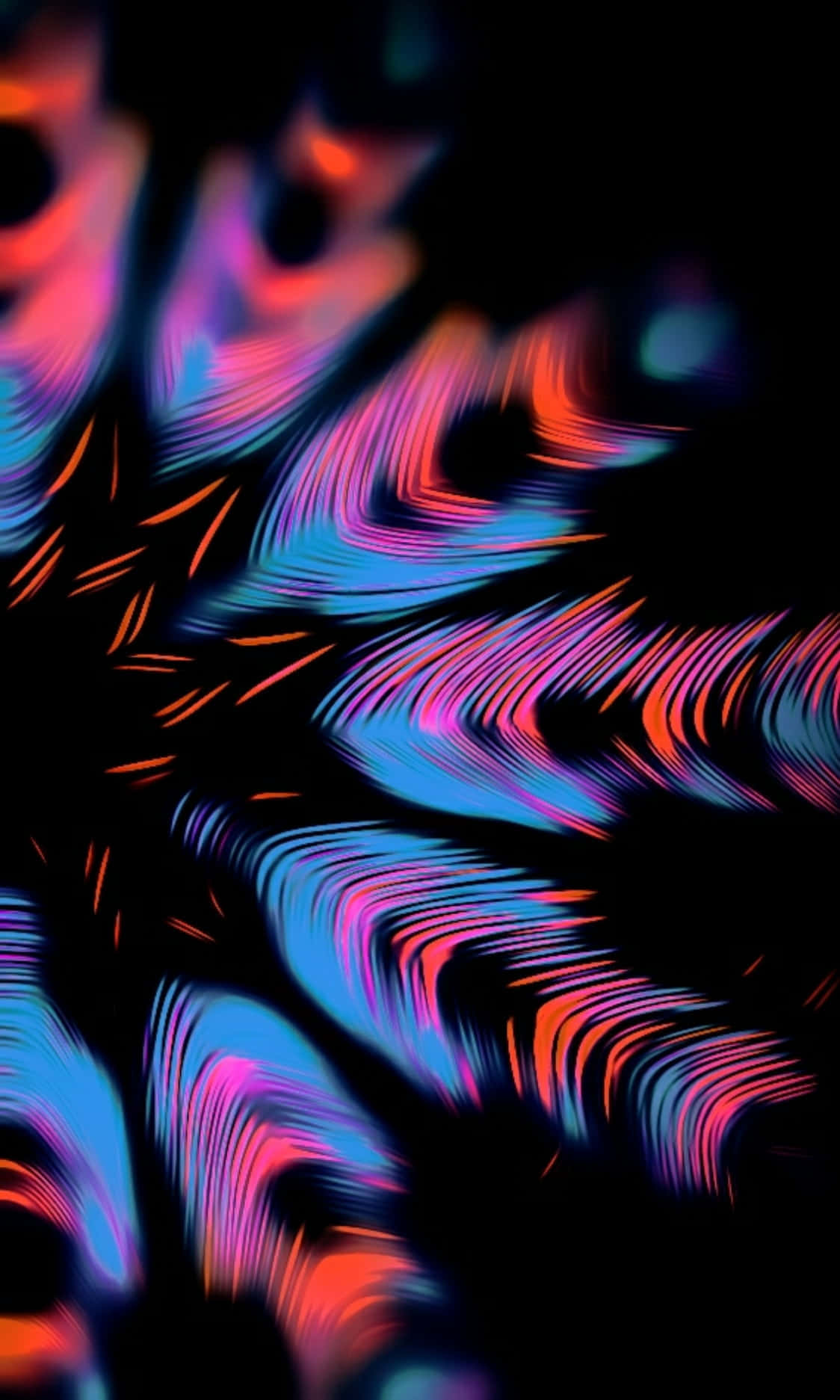 4K AMOLED Agtergrond Kleurvolle Abstrakte Vere Muurpapier