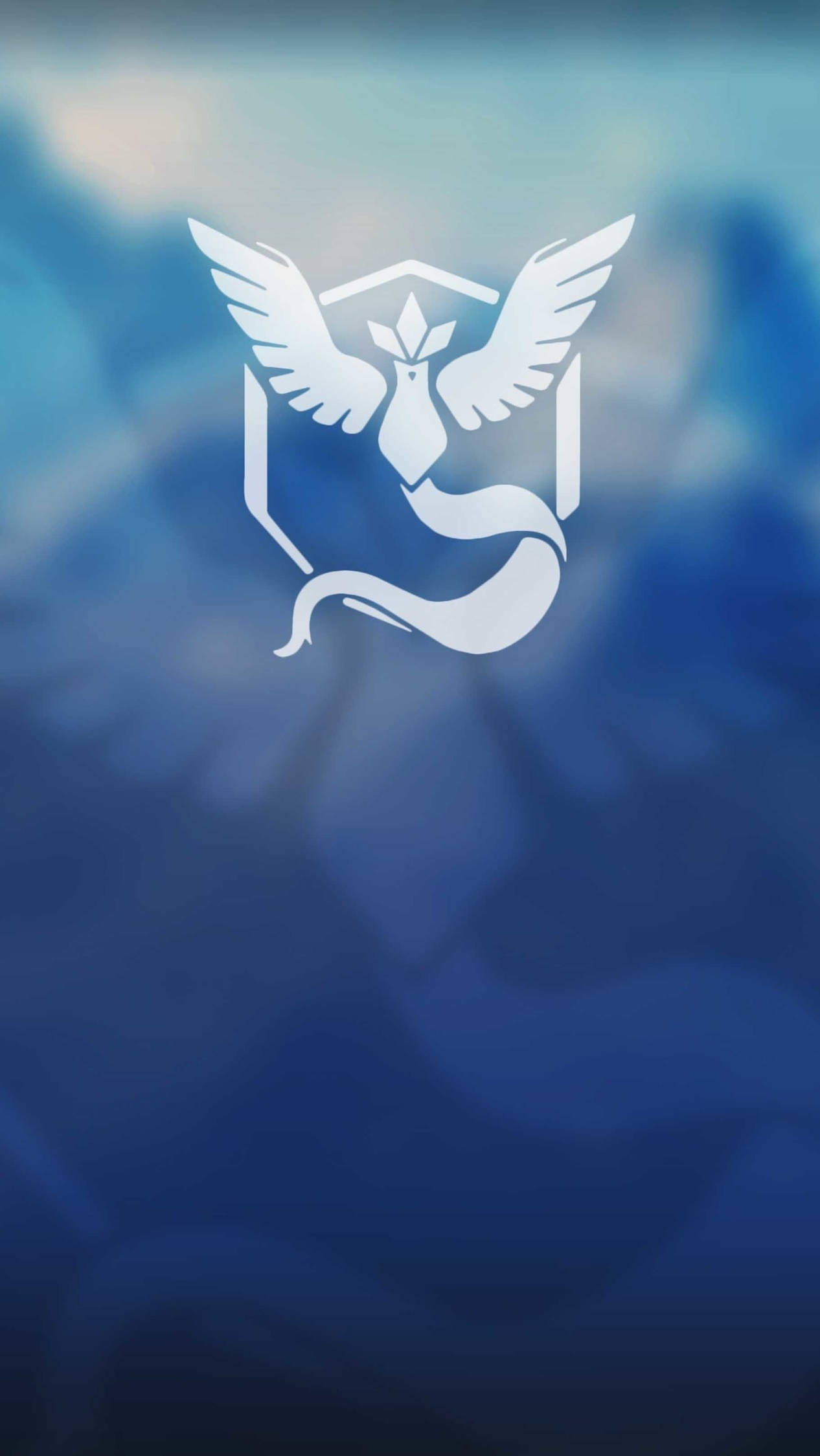4K Android Team Mystic-logo Muurpapier