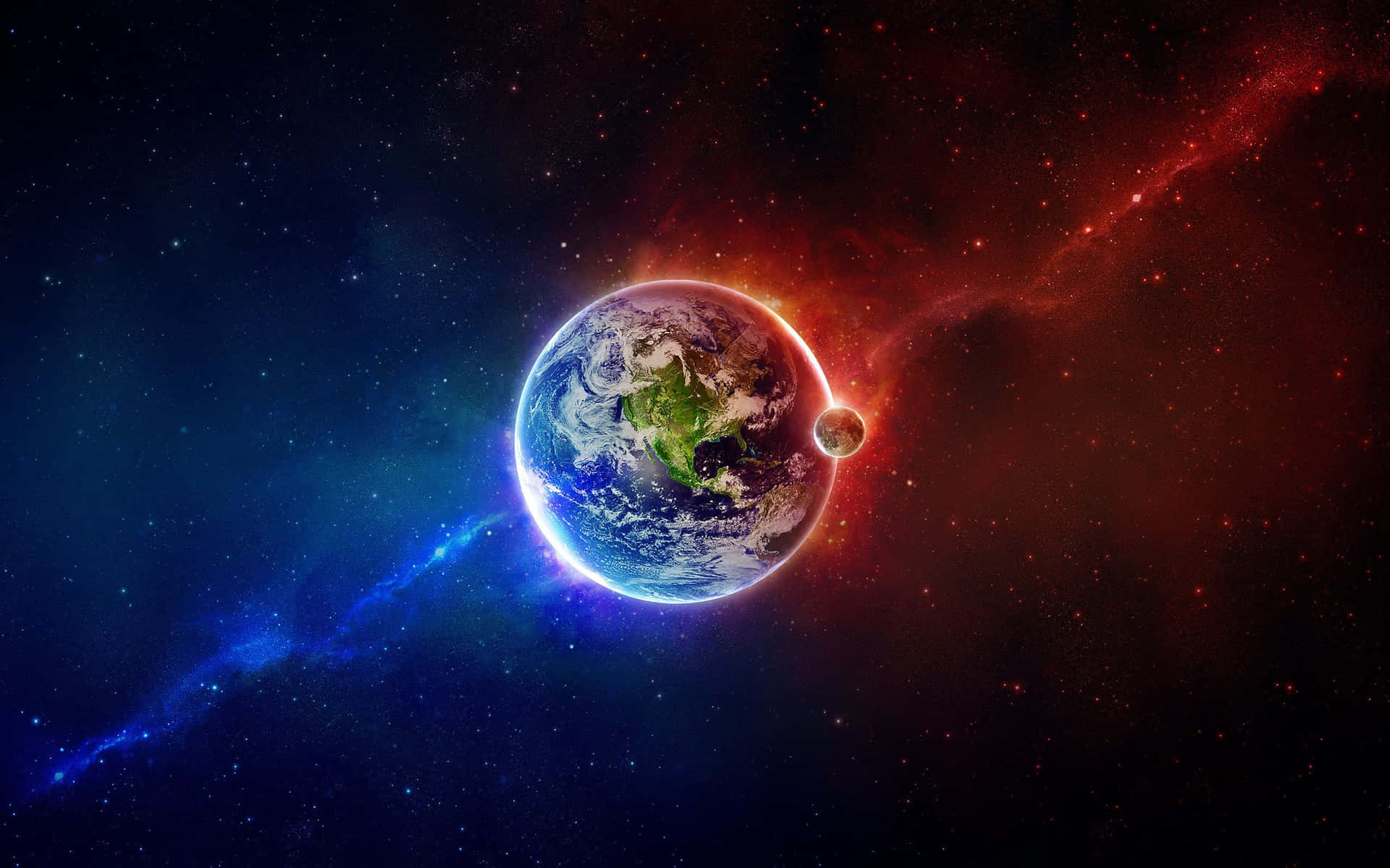 4k Heelal Kant Van Die Aarde — 4K ruimte GIF Muurpapier