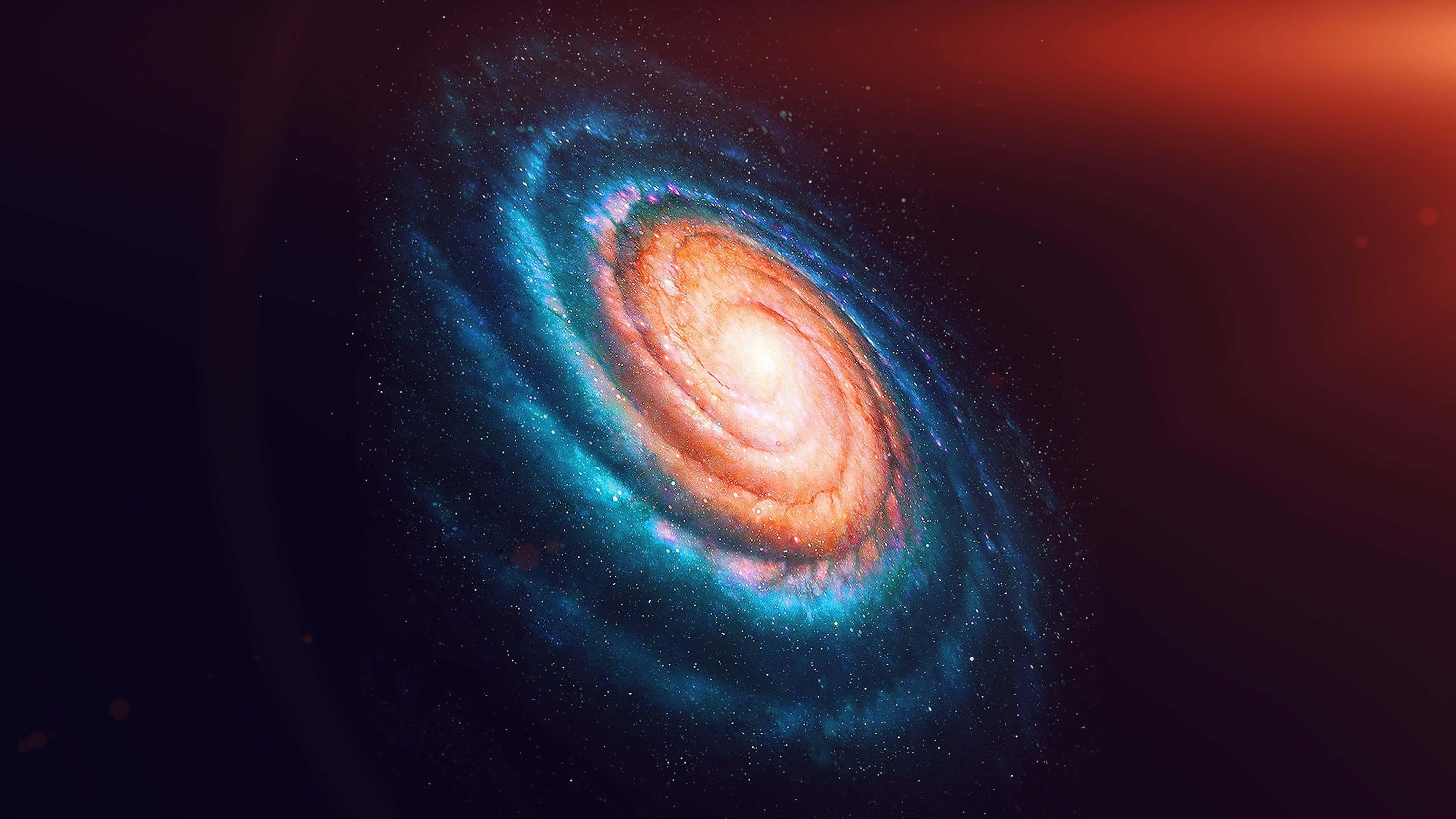 4K Heelal NGC 1232 Sterrestelsel Muurpapier