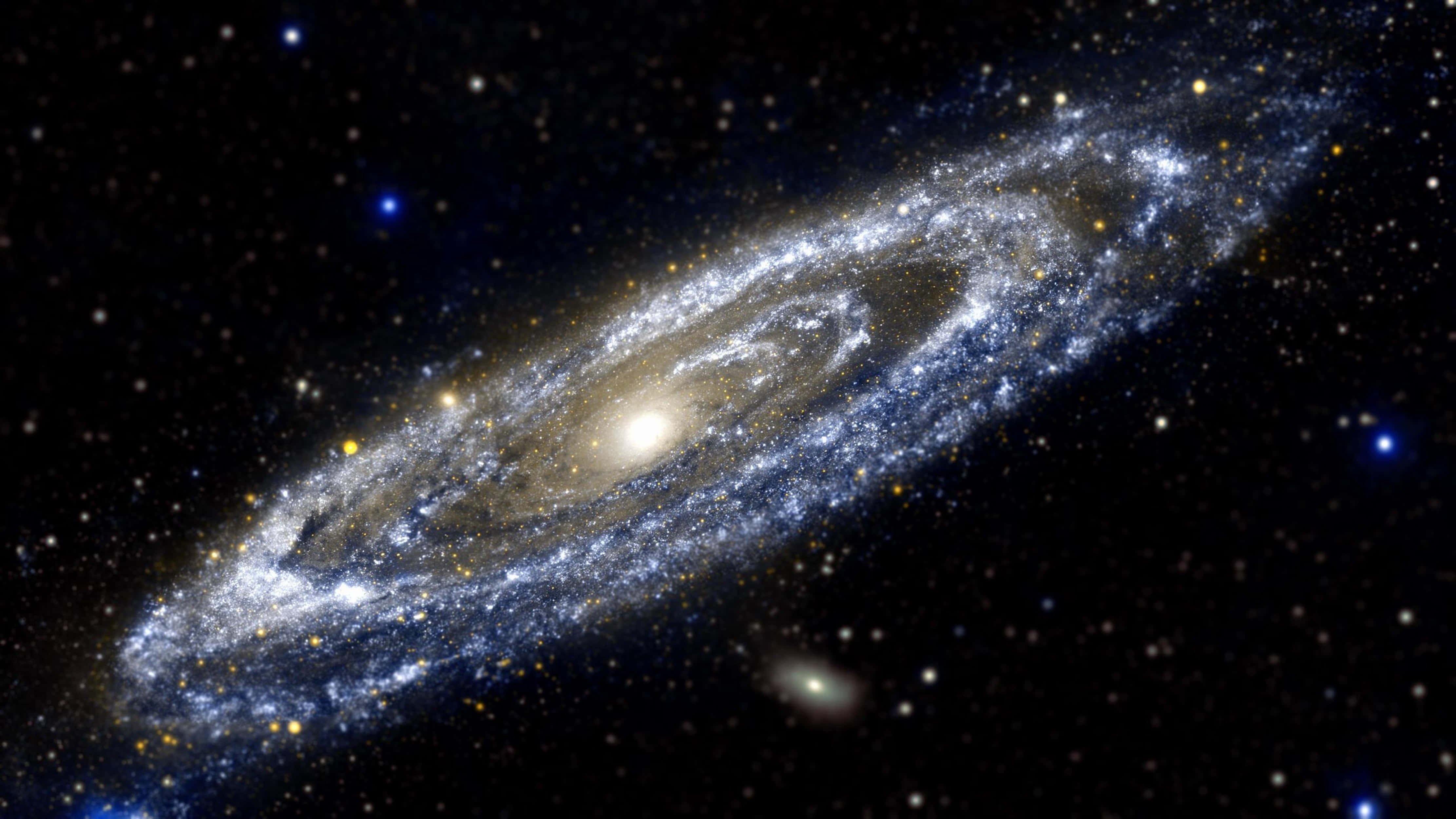 4K Heelal Sterrestelsel Andromeda Muurpapier