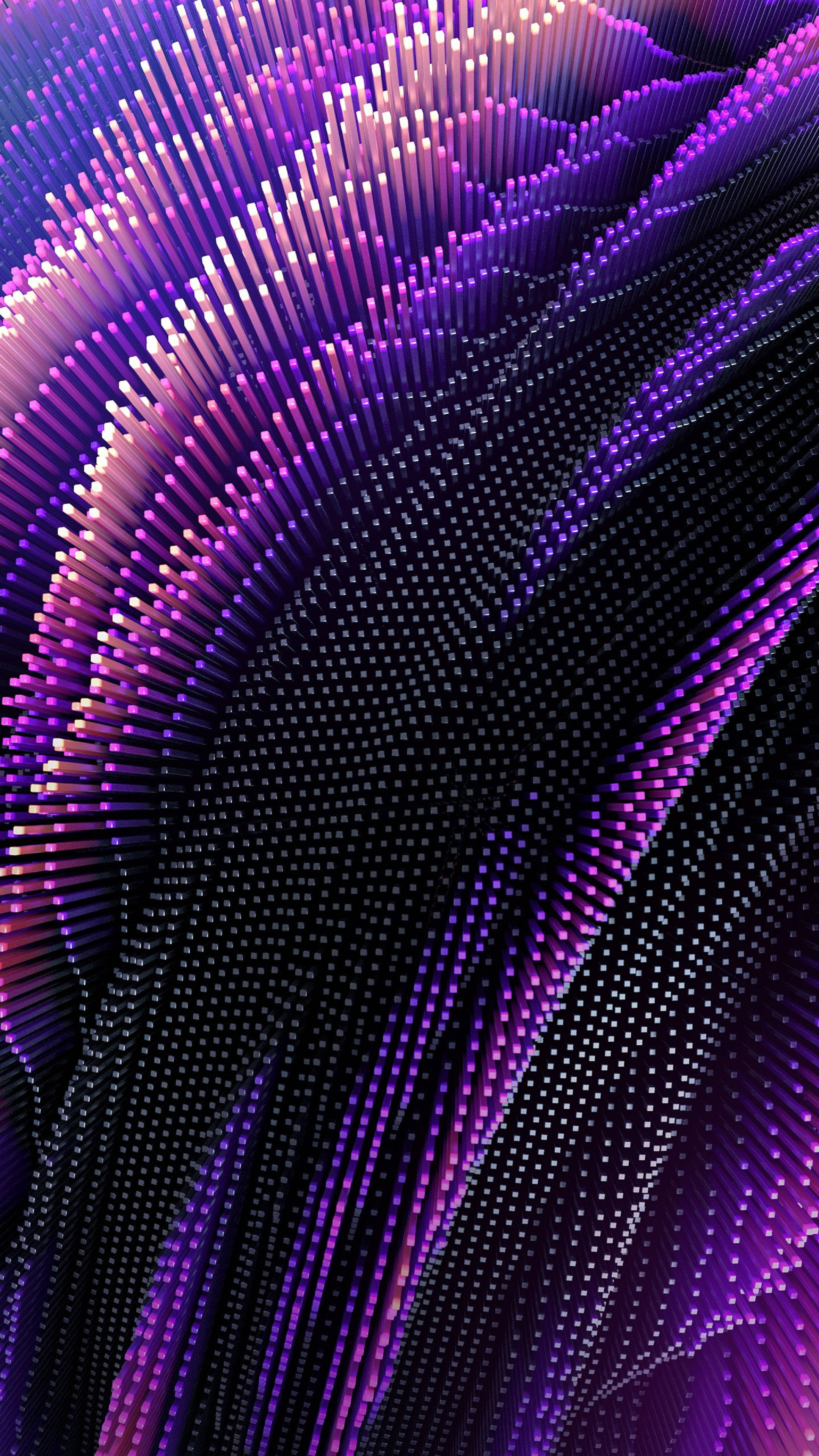 4K Neon iPhone Abstrakte Pale Muurpapier