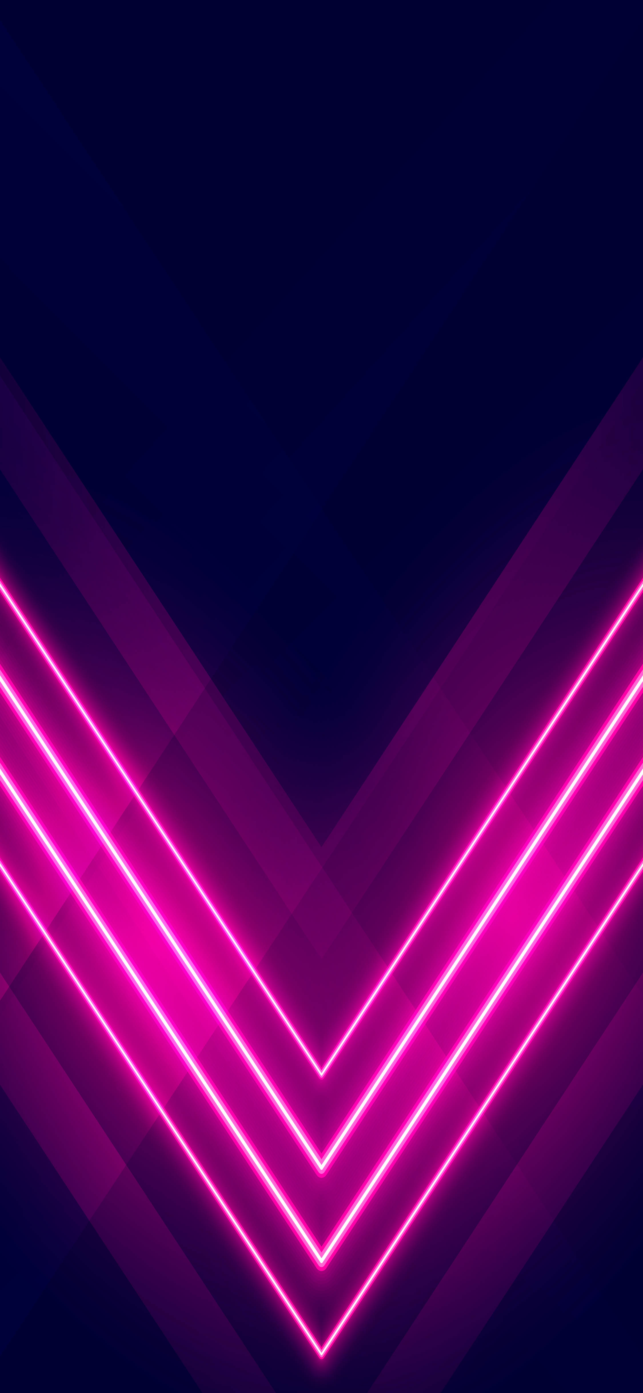 4K Neon iPhone Pienk Pyle Muurpapier