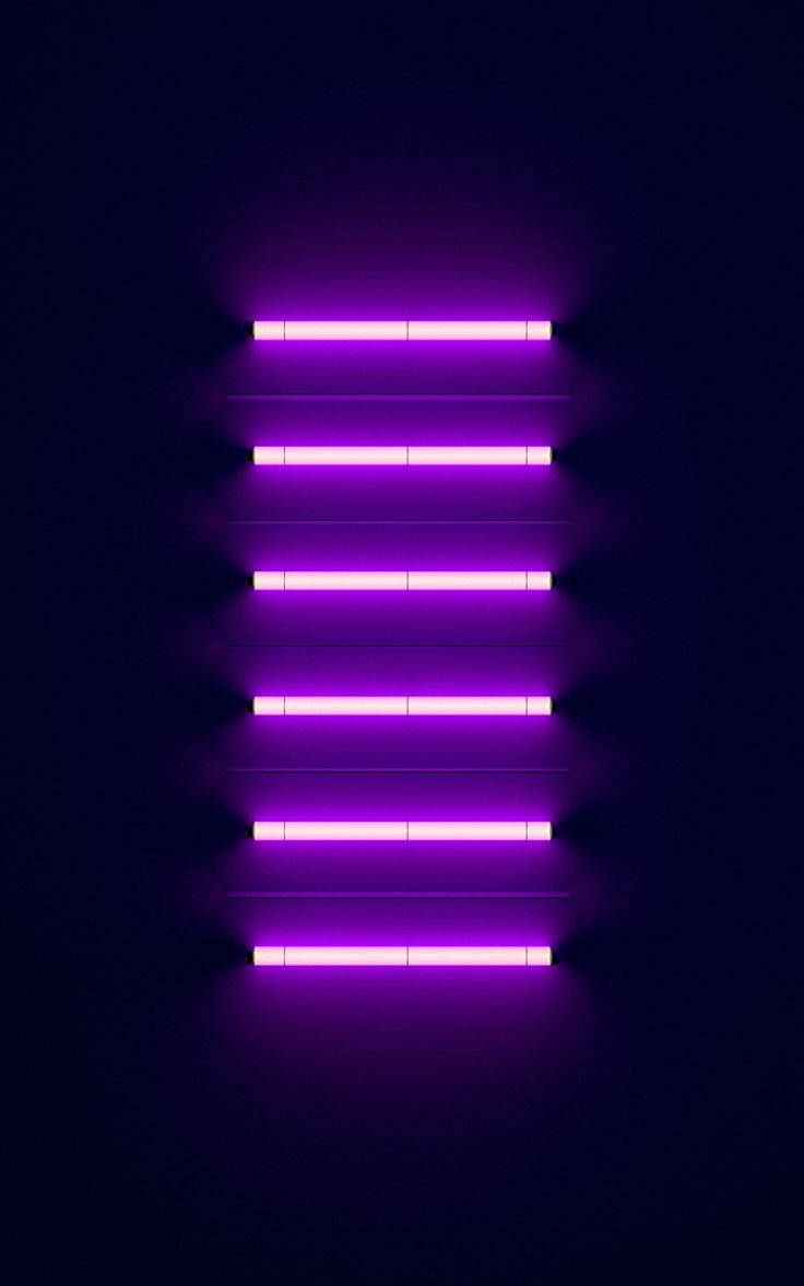 4K Neon iPhone Pers Ligstawe Muurpapier