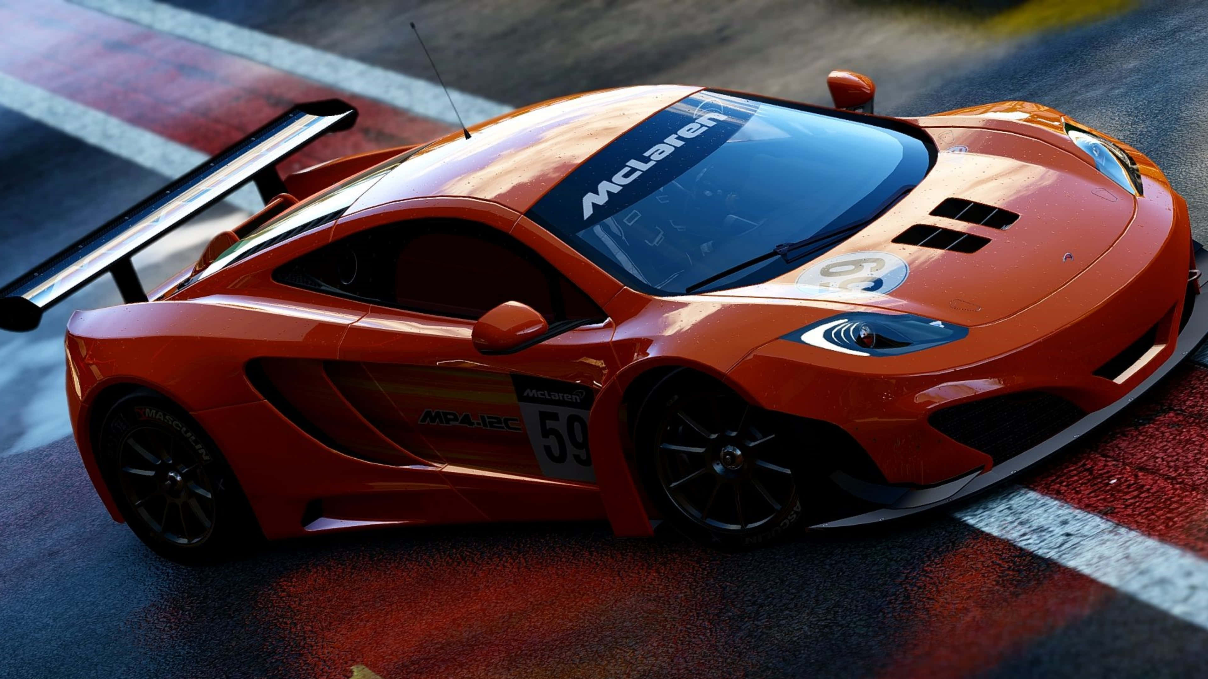 4K Project Cars Koper McLaren 12C Agtergrond Muurpapier