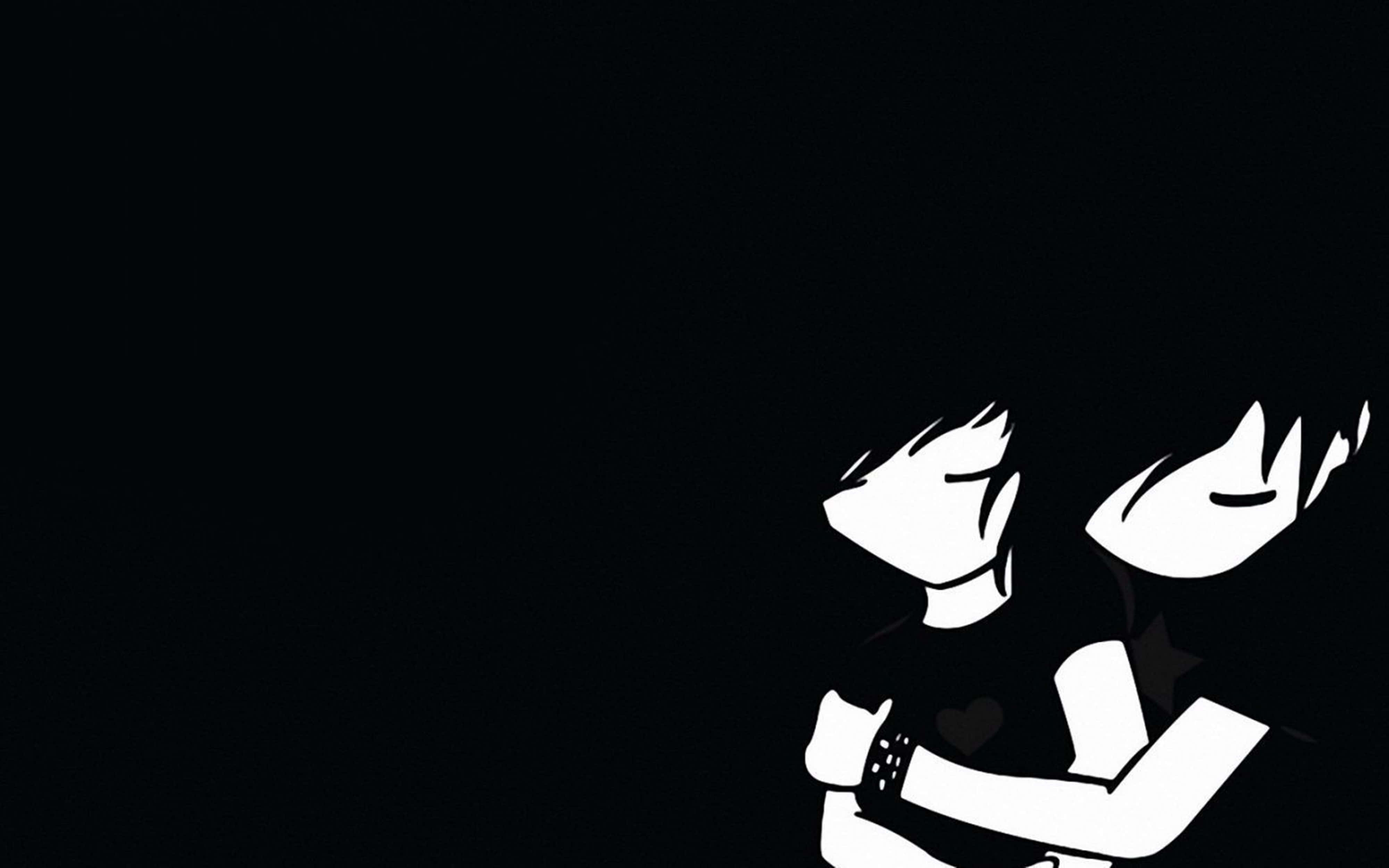 4K Seuns Houding Emo Muurpapier