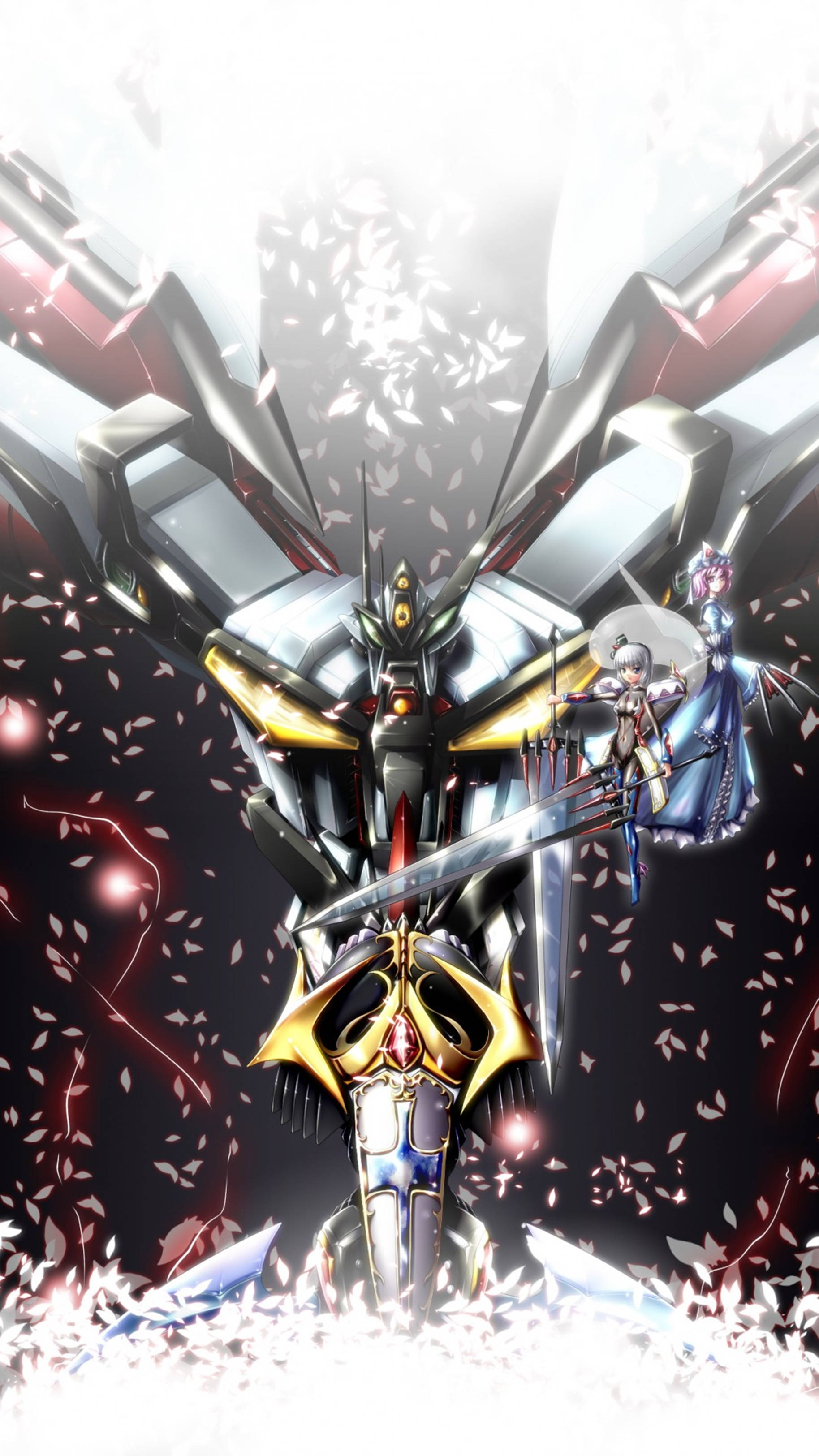 4K Super Robot Wars- anime vir iPhone Muurpapier