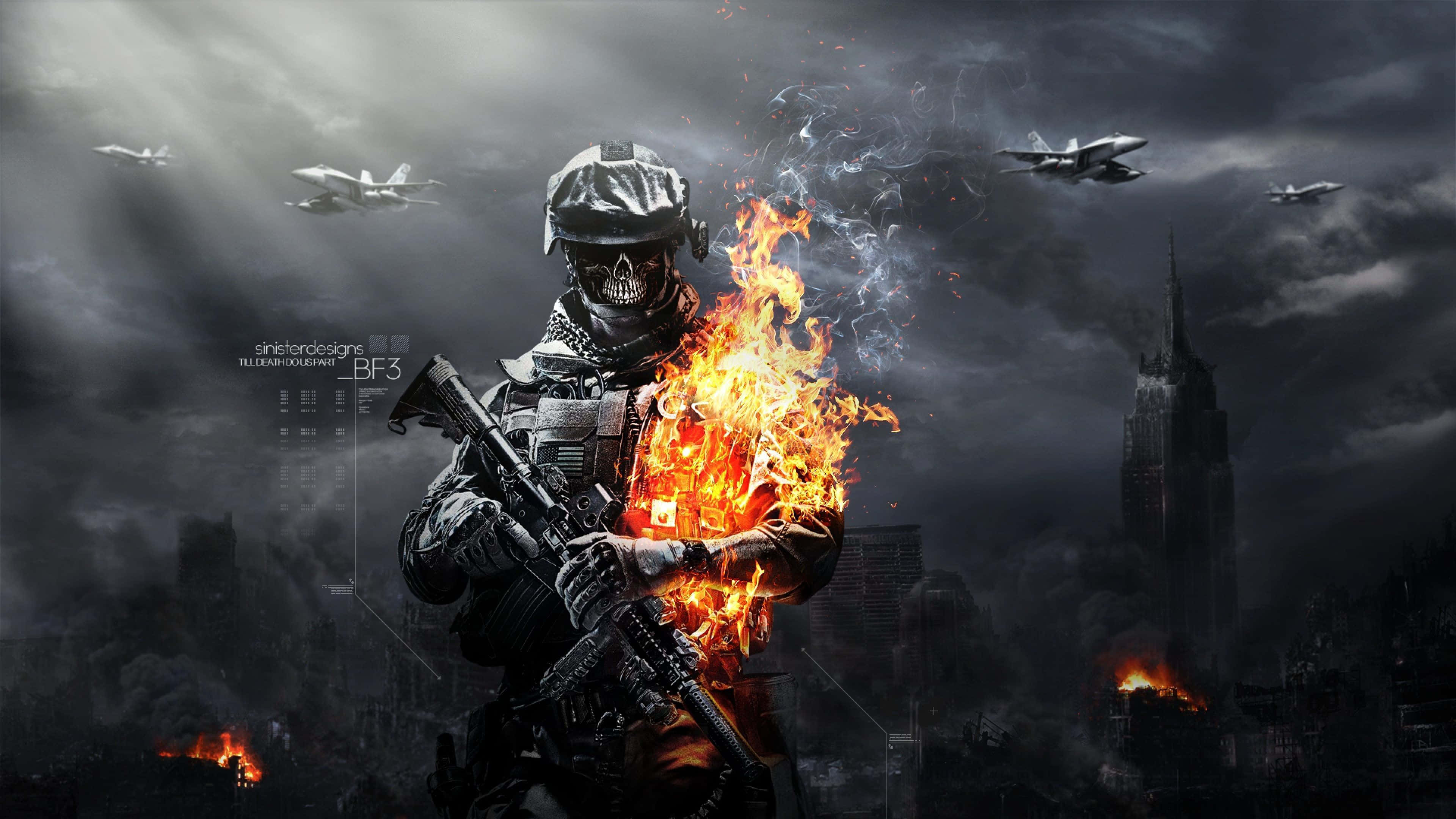 4K Ultra HD Speletjie Call of Duty: Mobile Muurpapier