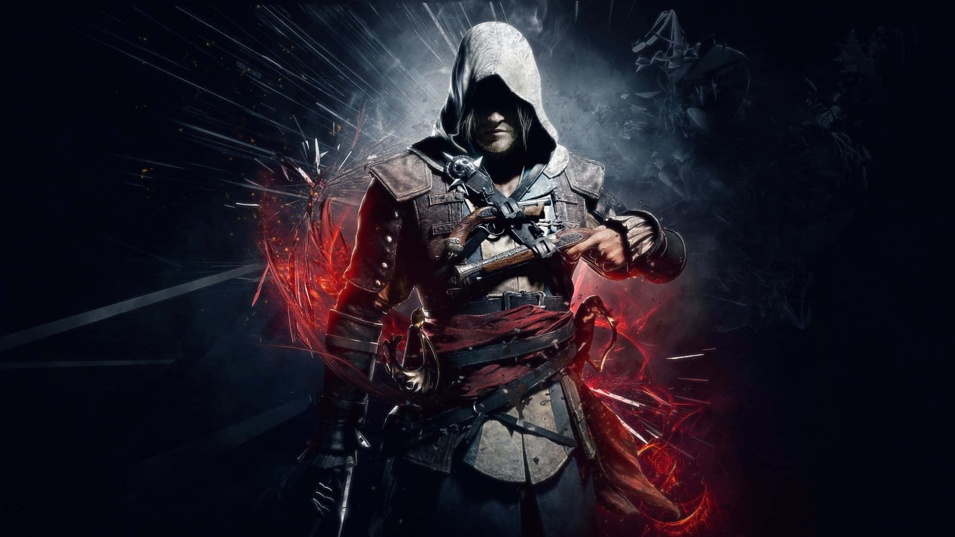 4K Ultra HD Speletjie Edward Kenway Assassins Creed Muurpapier
