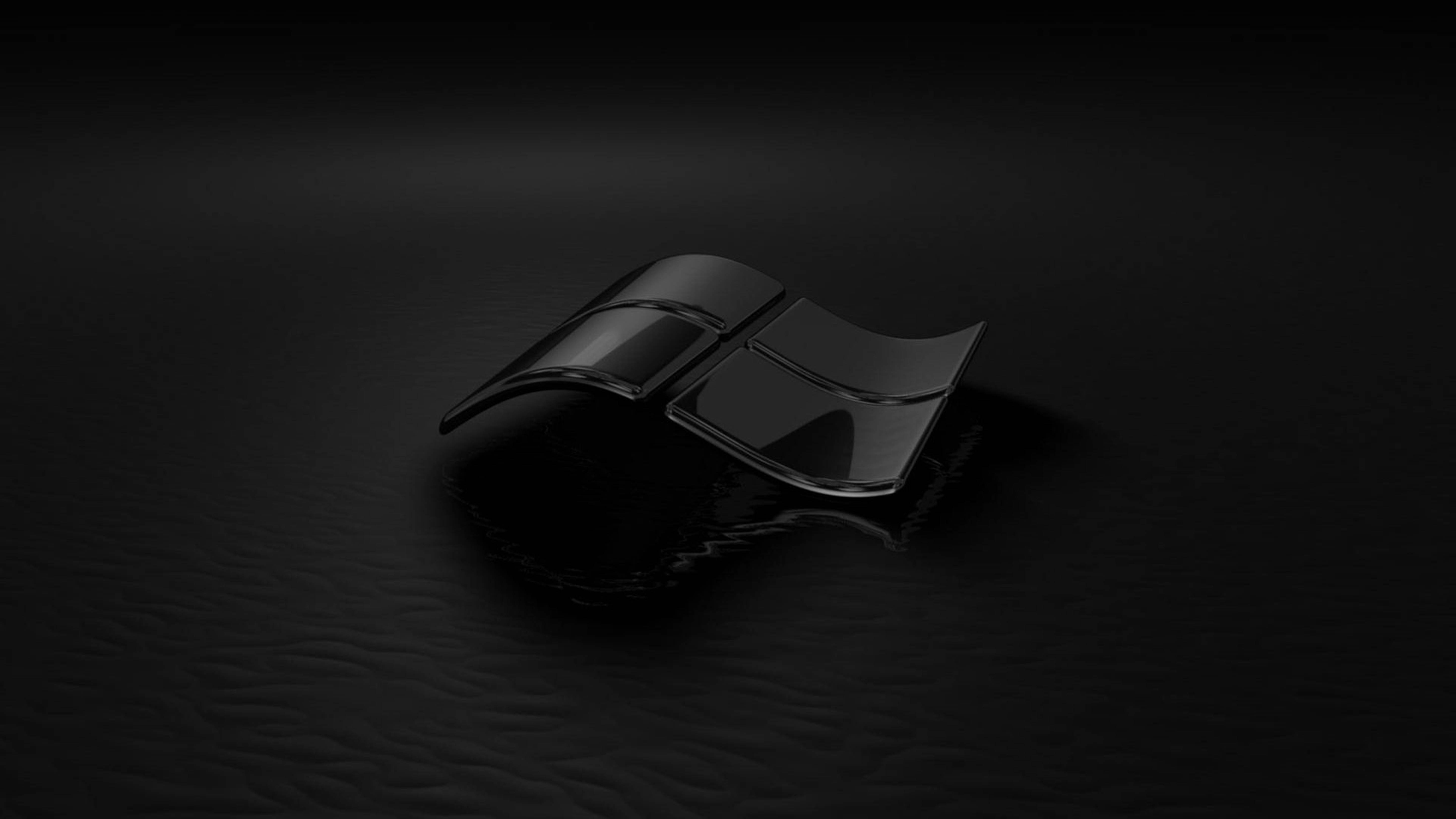 4K Ultra HD Swart Windows Muurpapier