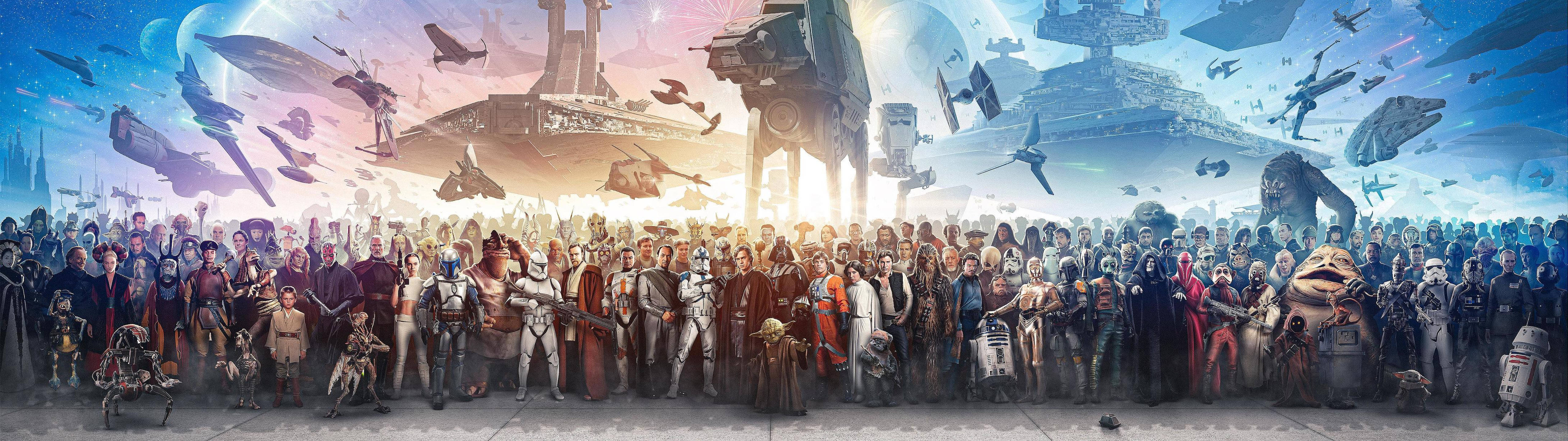 5120x1440 Speletjie Star Wars Karakters — Star Wars Muurpapier