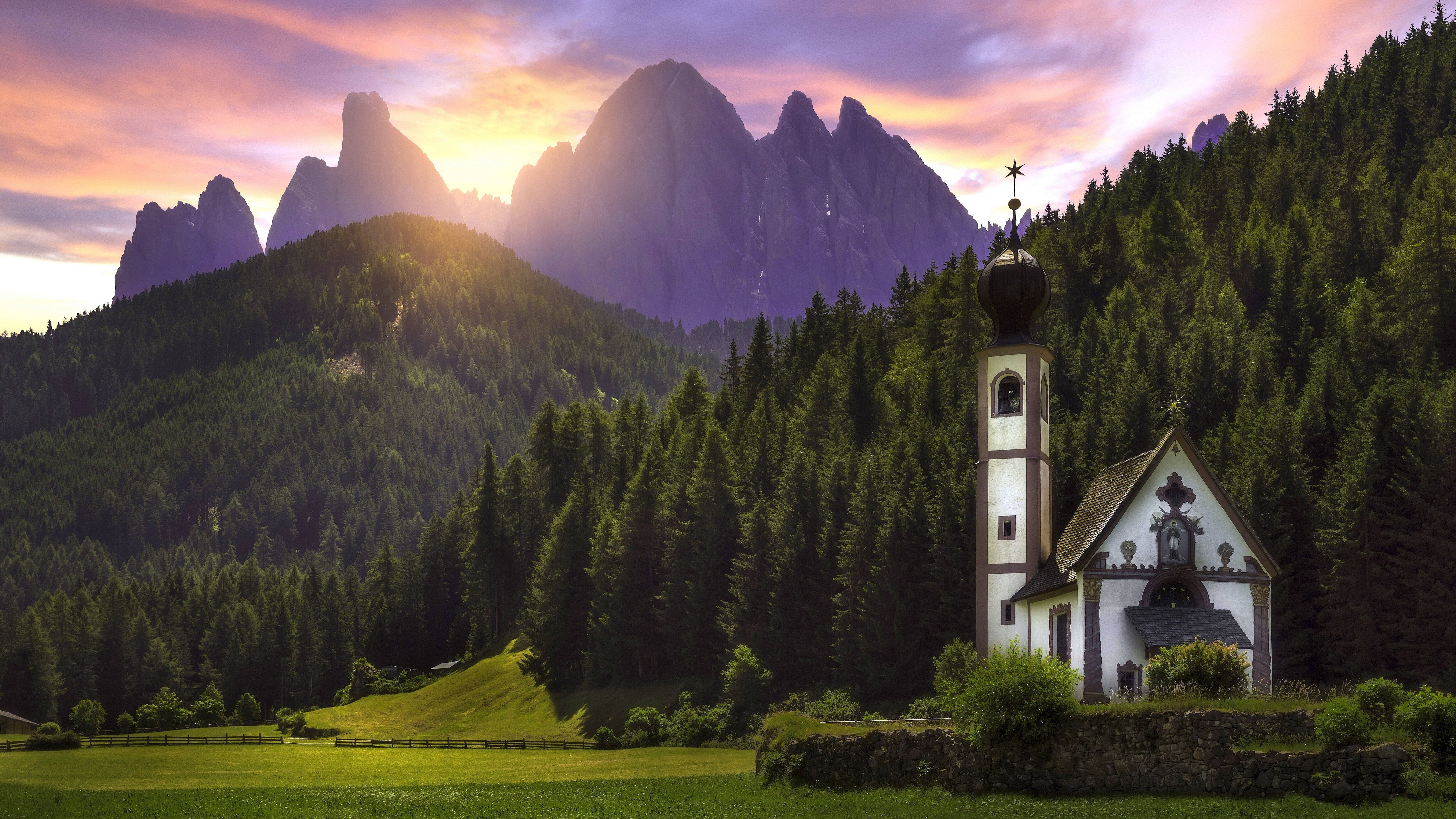 8K 7680x4320 Ultra HD Resolusie Buroblad Dolomiete Muurpapier