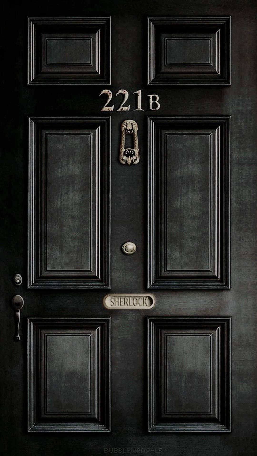 8K iPhone 221B Bakerstraat Sherlock Holmes Muurpapier