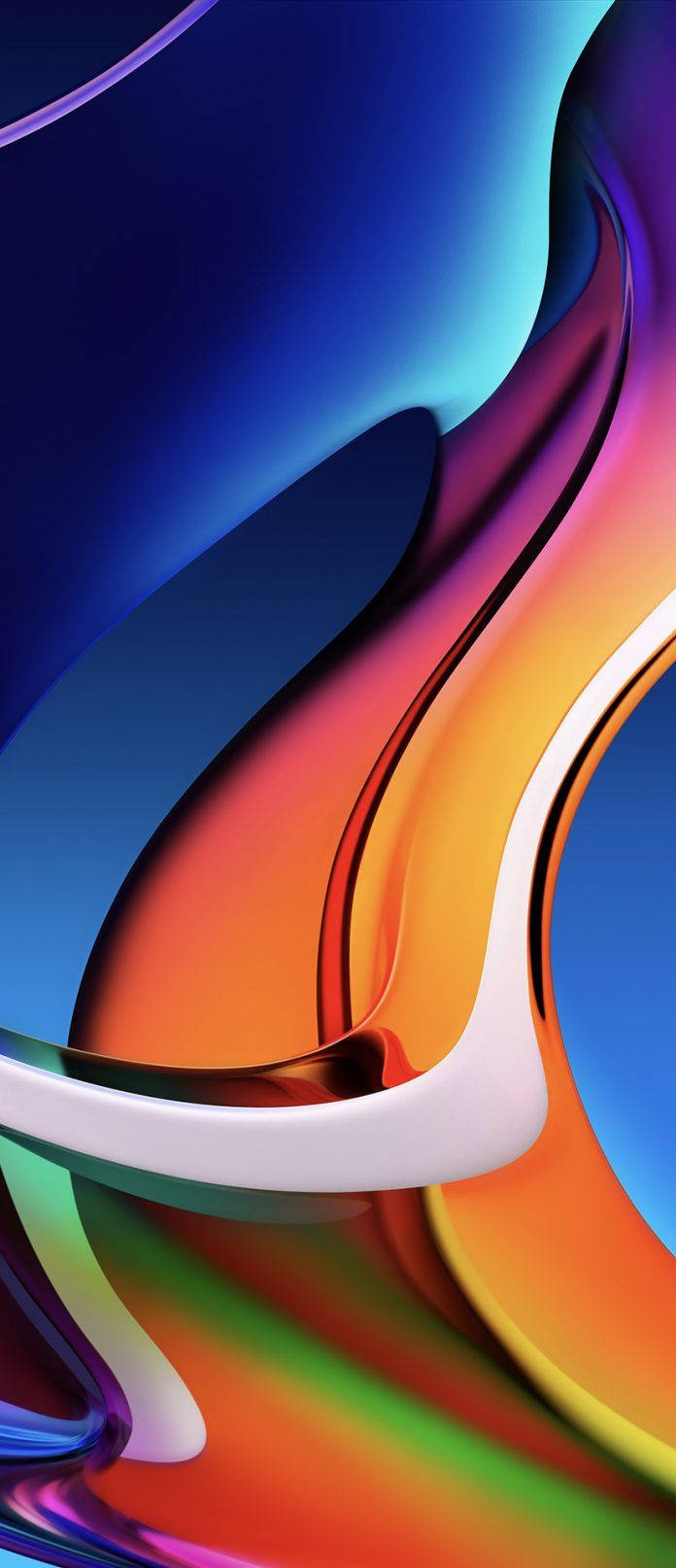 8K iPhone Abstrakte Ewekansige Vorms Muurpapier
