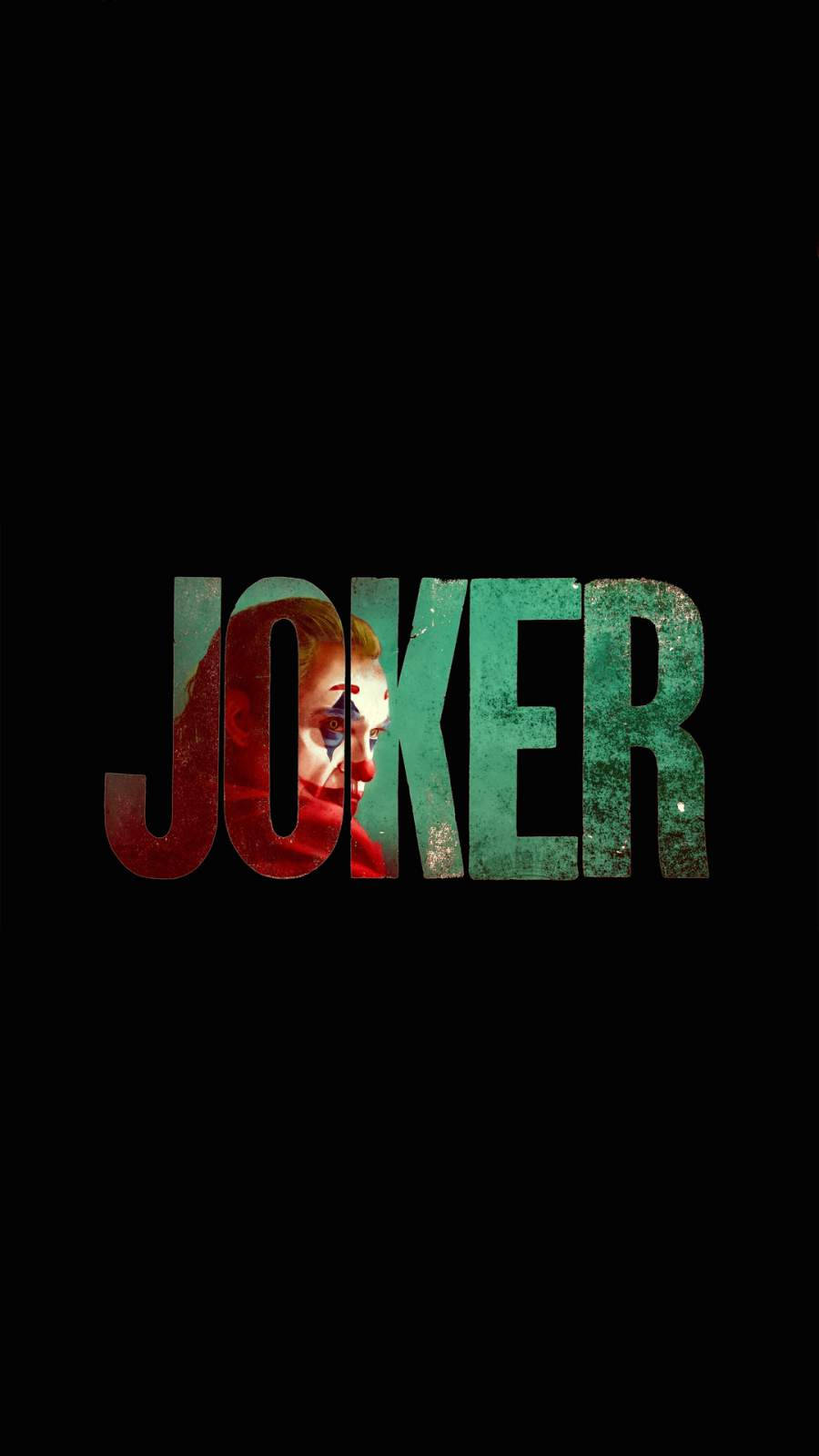 8K iPhone Joker Tipografie Muurpapier