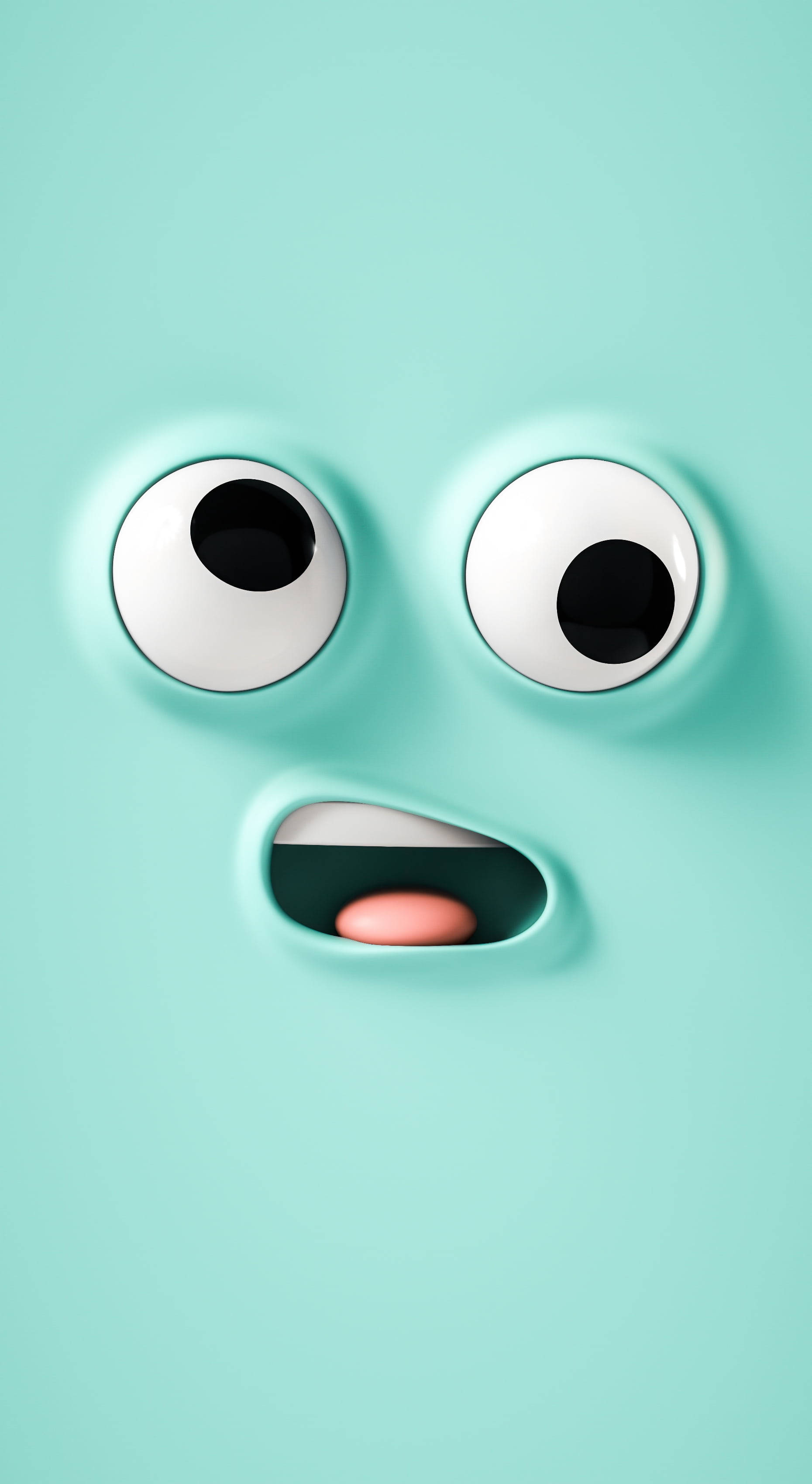 8K iPhone Verwarde Emoji Muurpapier