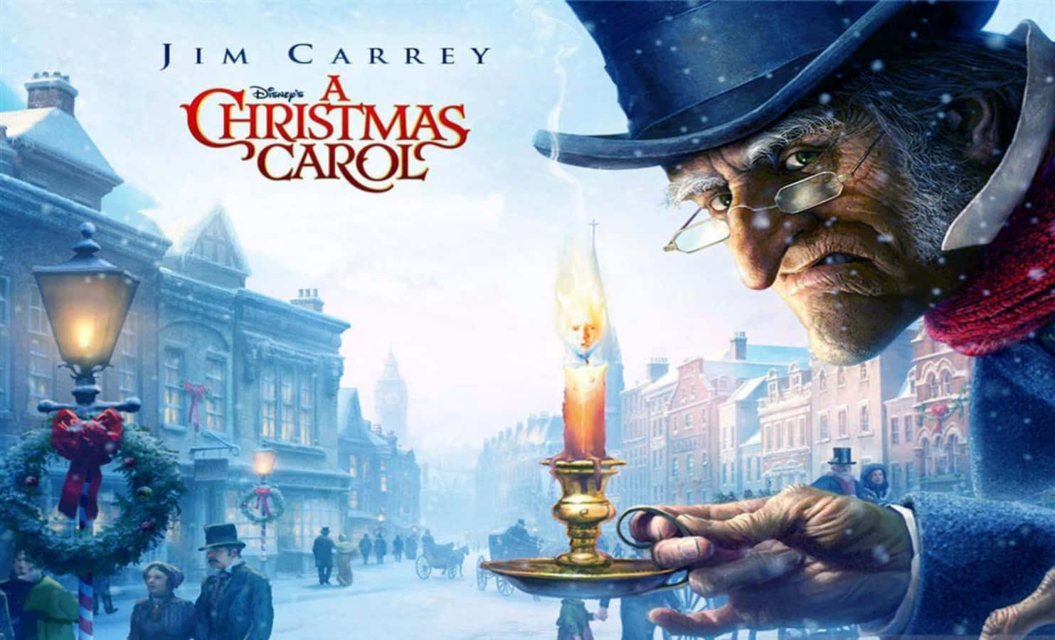 A Christmas Carol prente Muurpapier