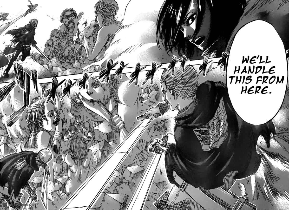 Aanskou die Krag van Manga Muurpapier