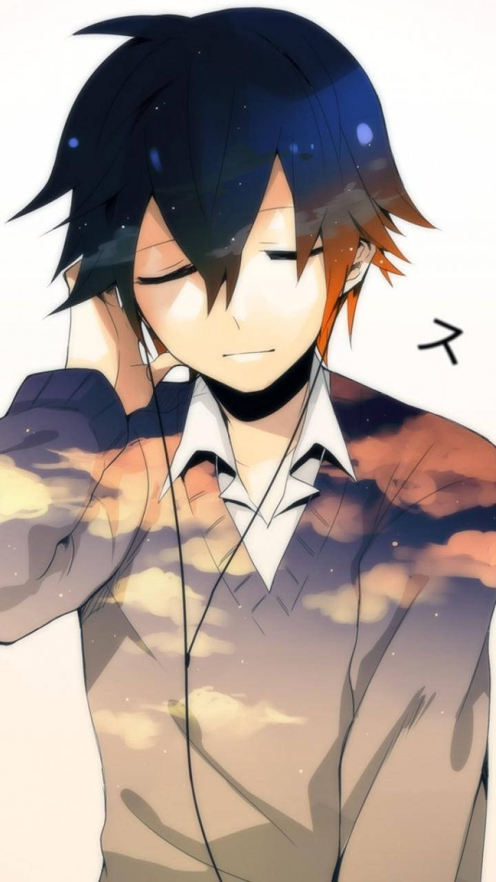 Oulike Seuns Anime-agtergronde vir Android — Anime seun Muurpapier