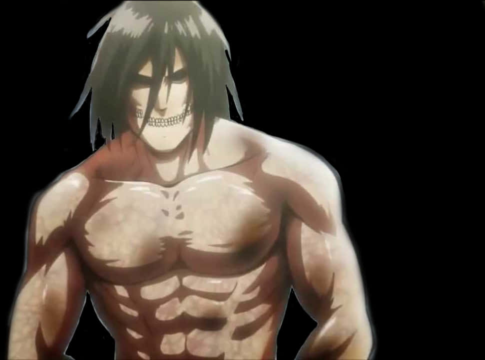Aanval Titan Eren Yeager Anime Karakter Muurpapier