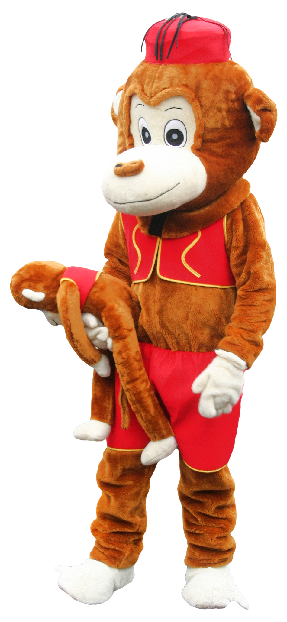 Aap-maskot kostuum.PNG Muurpapier
