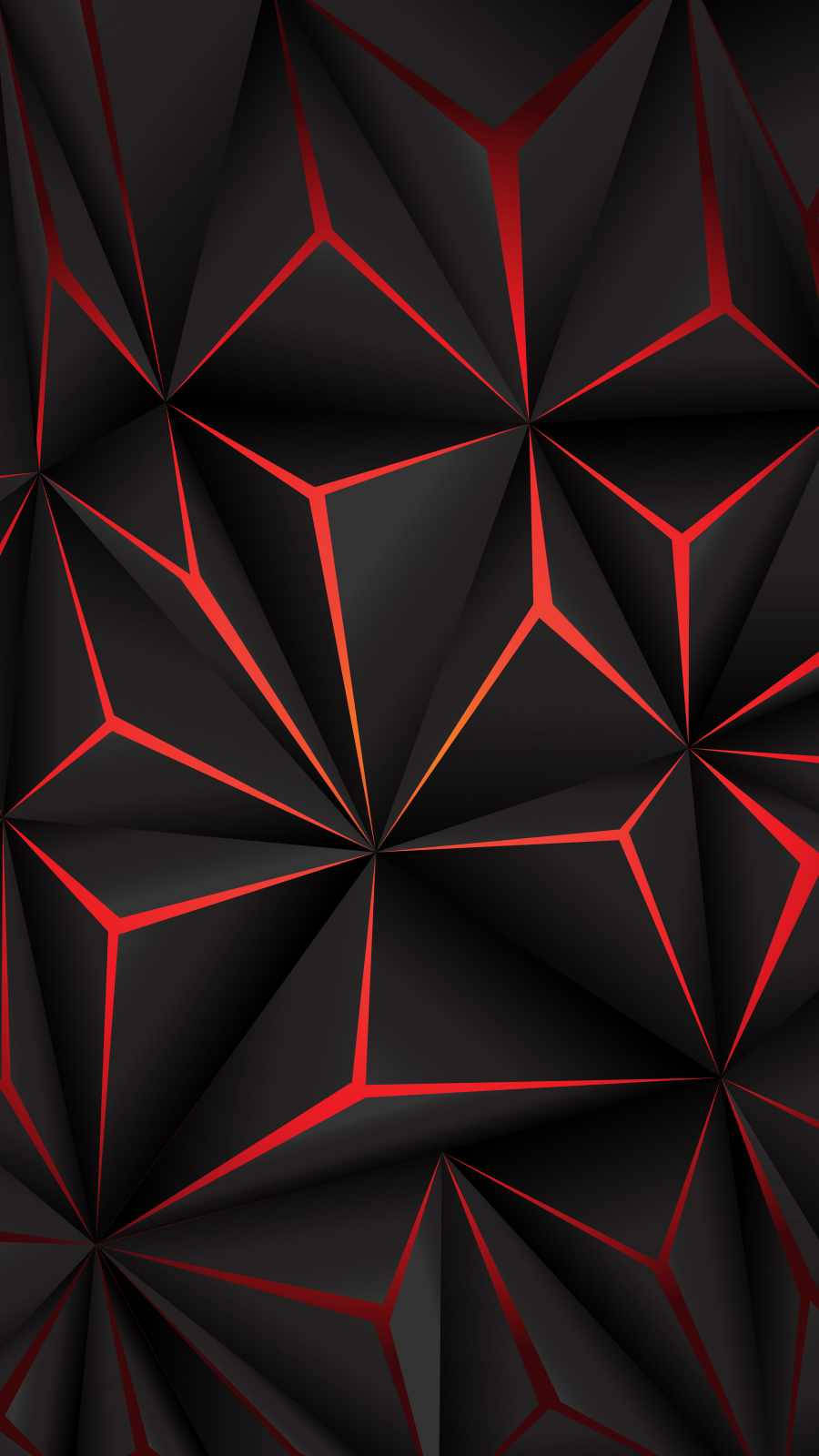 Abstract iPhone Swart Piramides Muurpapier