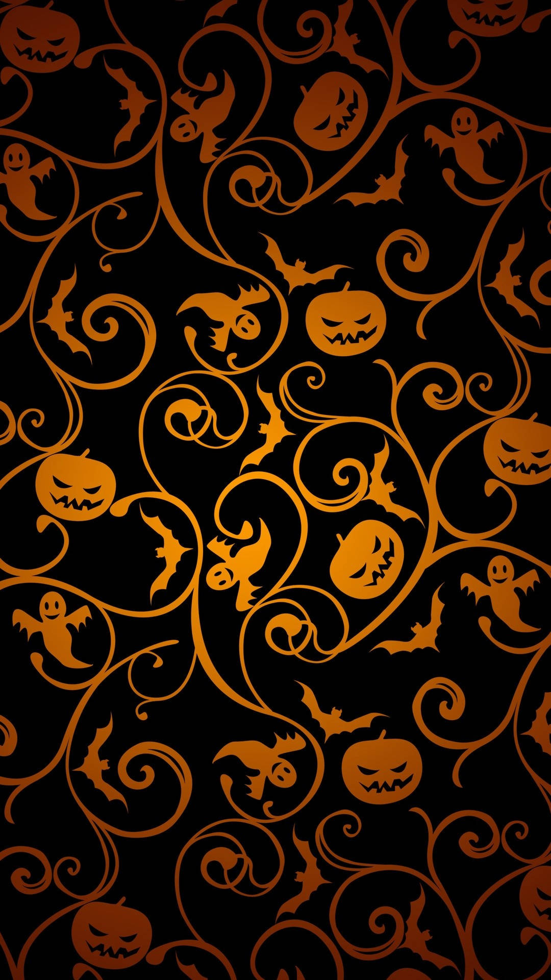 Abstract Patroon Halloween iPhone Muurpapier