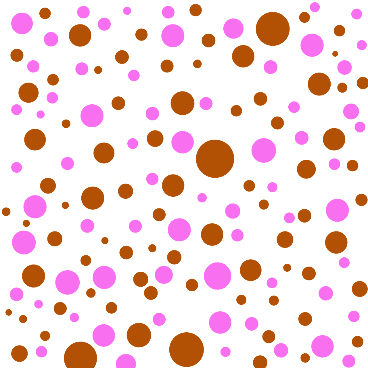 Abstract Pienk en Bruin Kolle Patroon Muurpapier