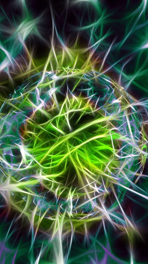 Abstract Sirkelpatrone Neon iPhone Muurpapier