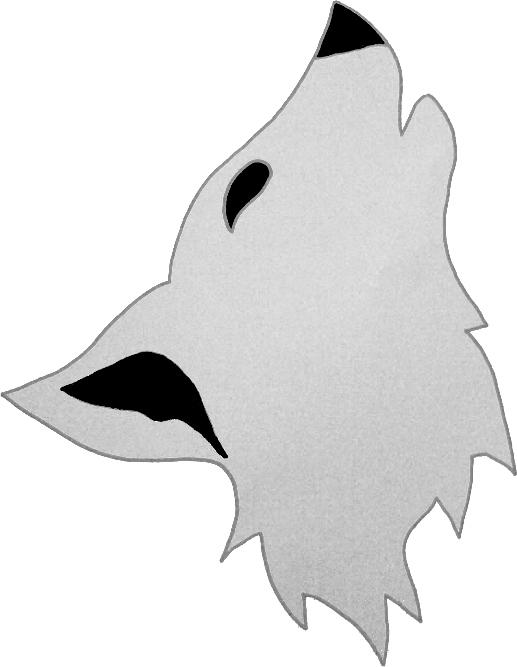 Abstract Wolf Logo Ontwerp Muurpapier