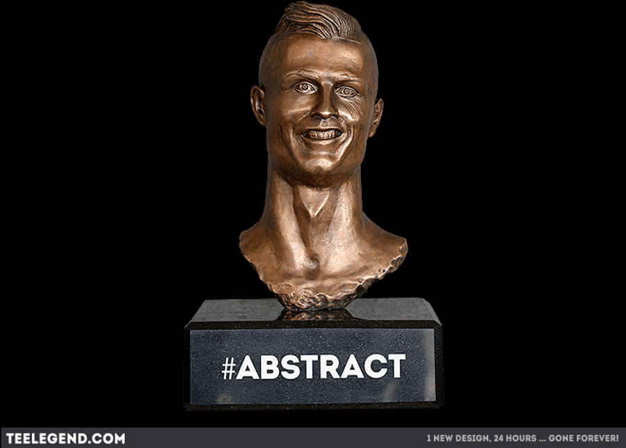 Abstracte Cristiano Ronaldo Borsbeeld Muurpapier