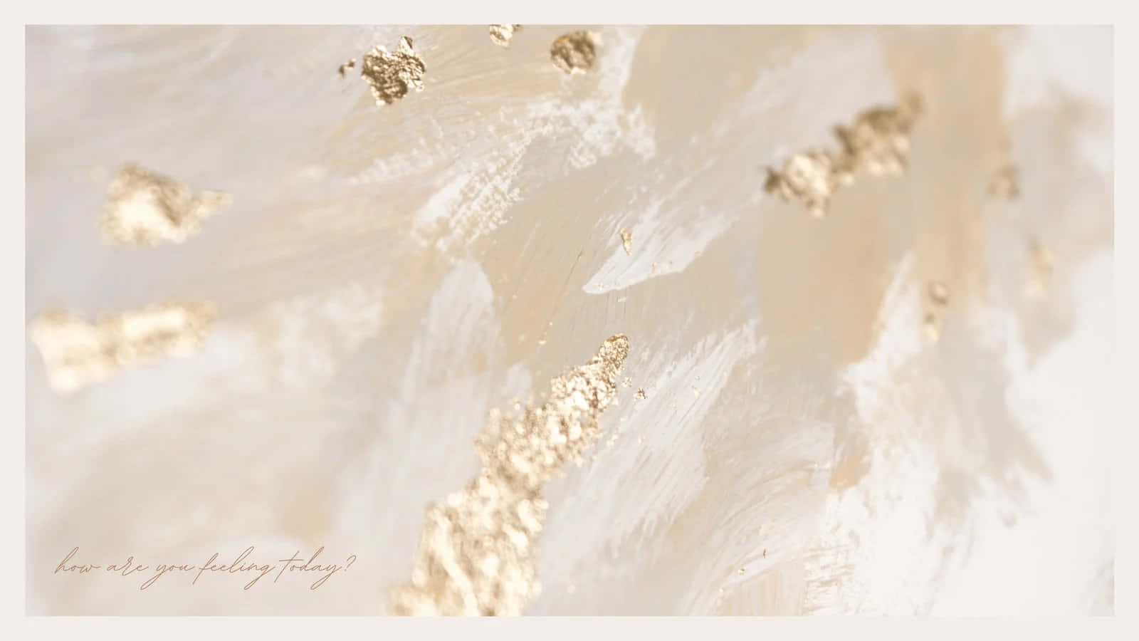 Abstracte skakerings van beige en oranje skep 'n moderne en knus estetika Muurpapier