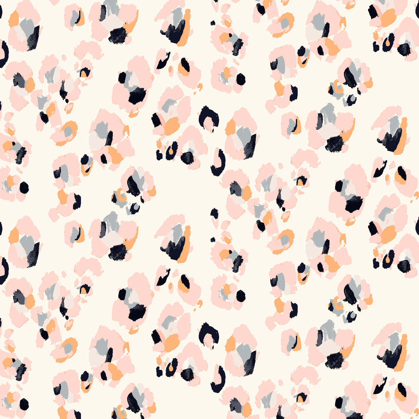 Abstracte Verf Oulike Jagluiperdafdruk Muurpapier