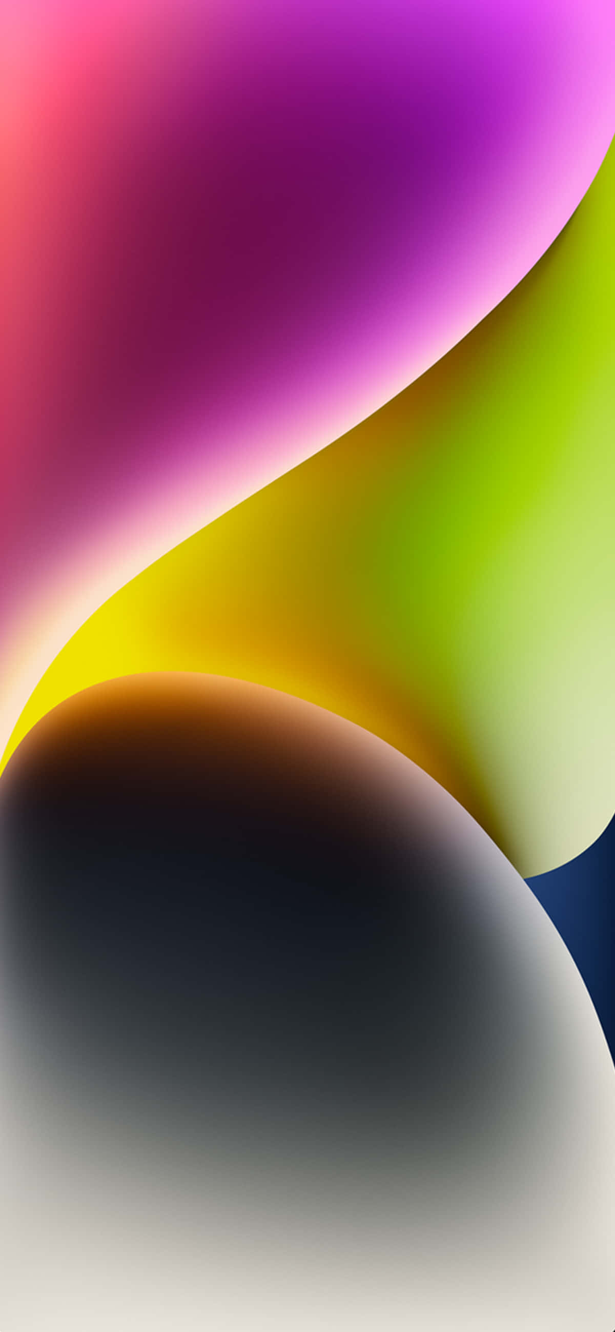 Abstrakte Vorms iPhone 14 Agtergronde Muurpapier