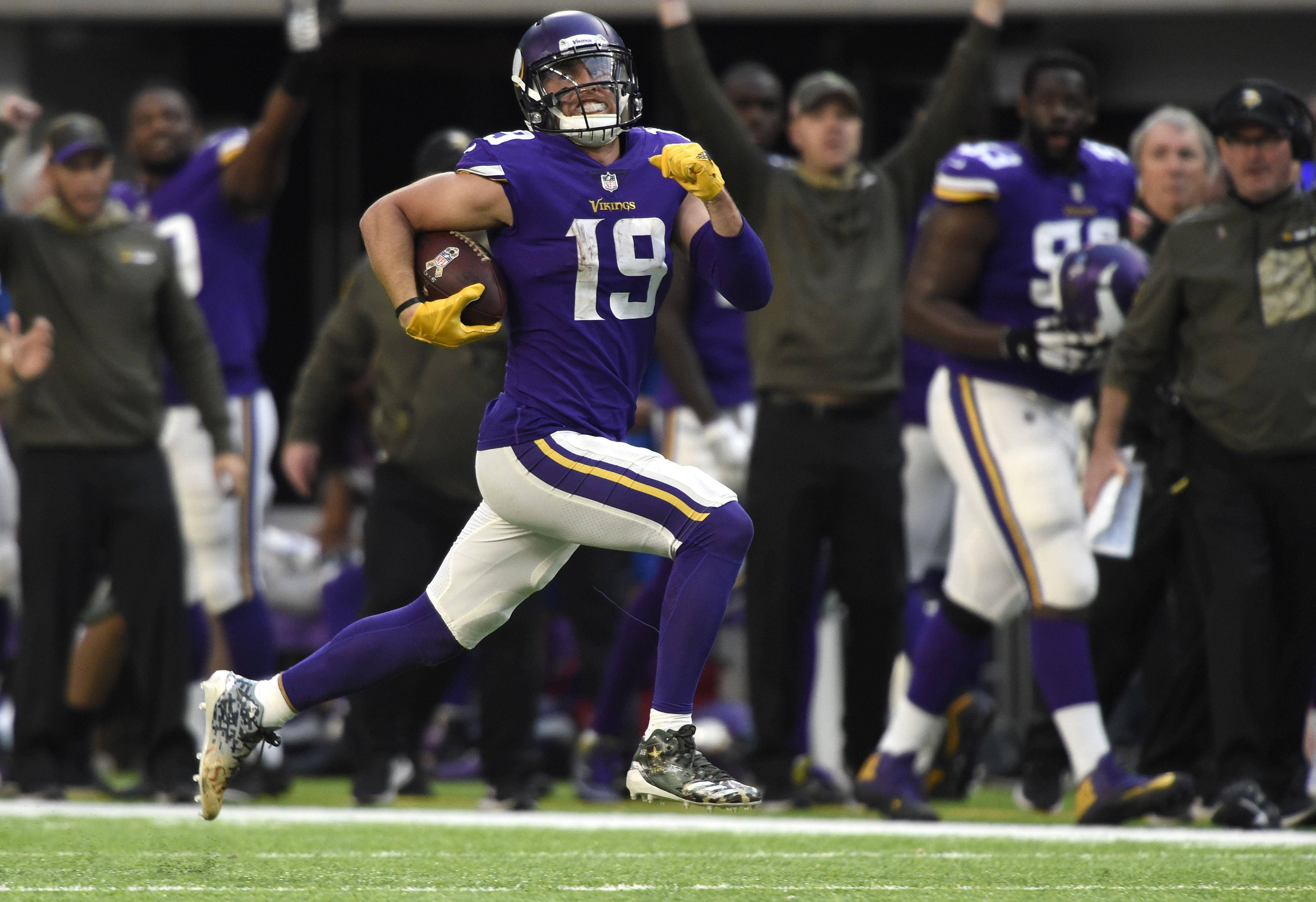Adam Thielen Ontvanger Muurpapier