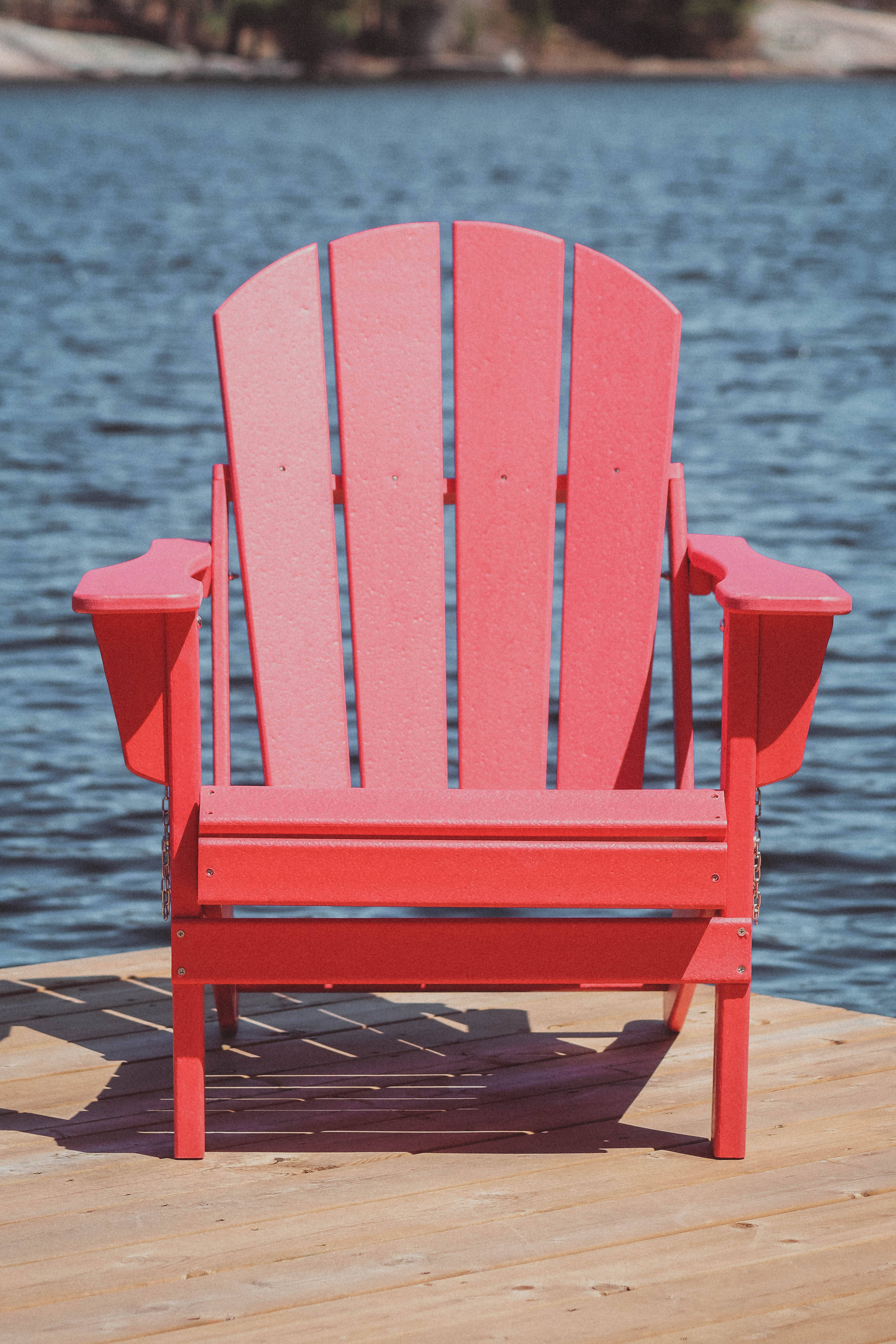 Adirondack-stoel Cottagecore-estetika Muurpapier