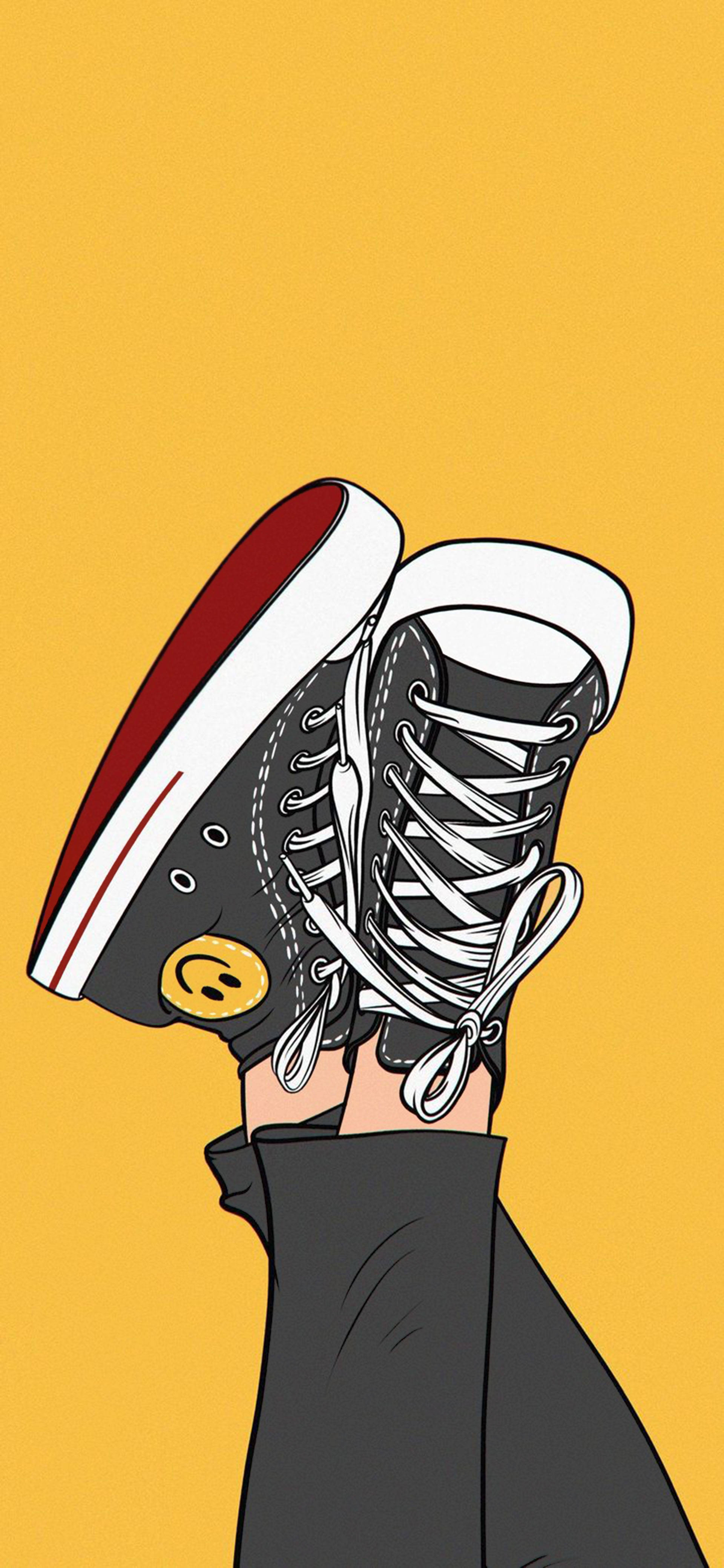 Aesthetic Seunsneakers Muurpapier