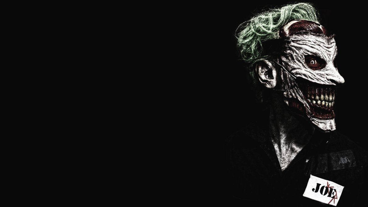 Afgestroopte Joker Gesig Agtergrond