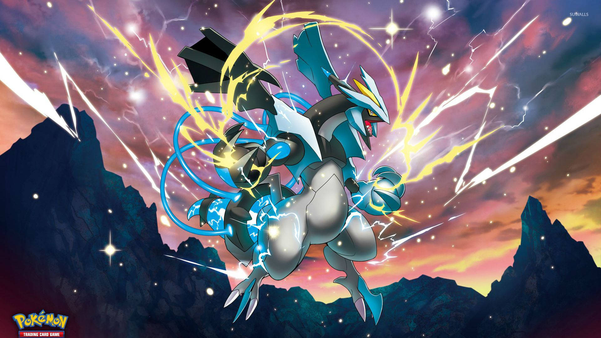 Legendariese pokemon Kyurem plakkaat plakpapier.